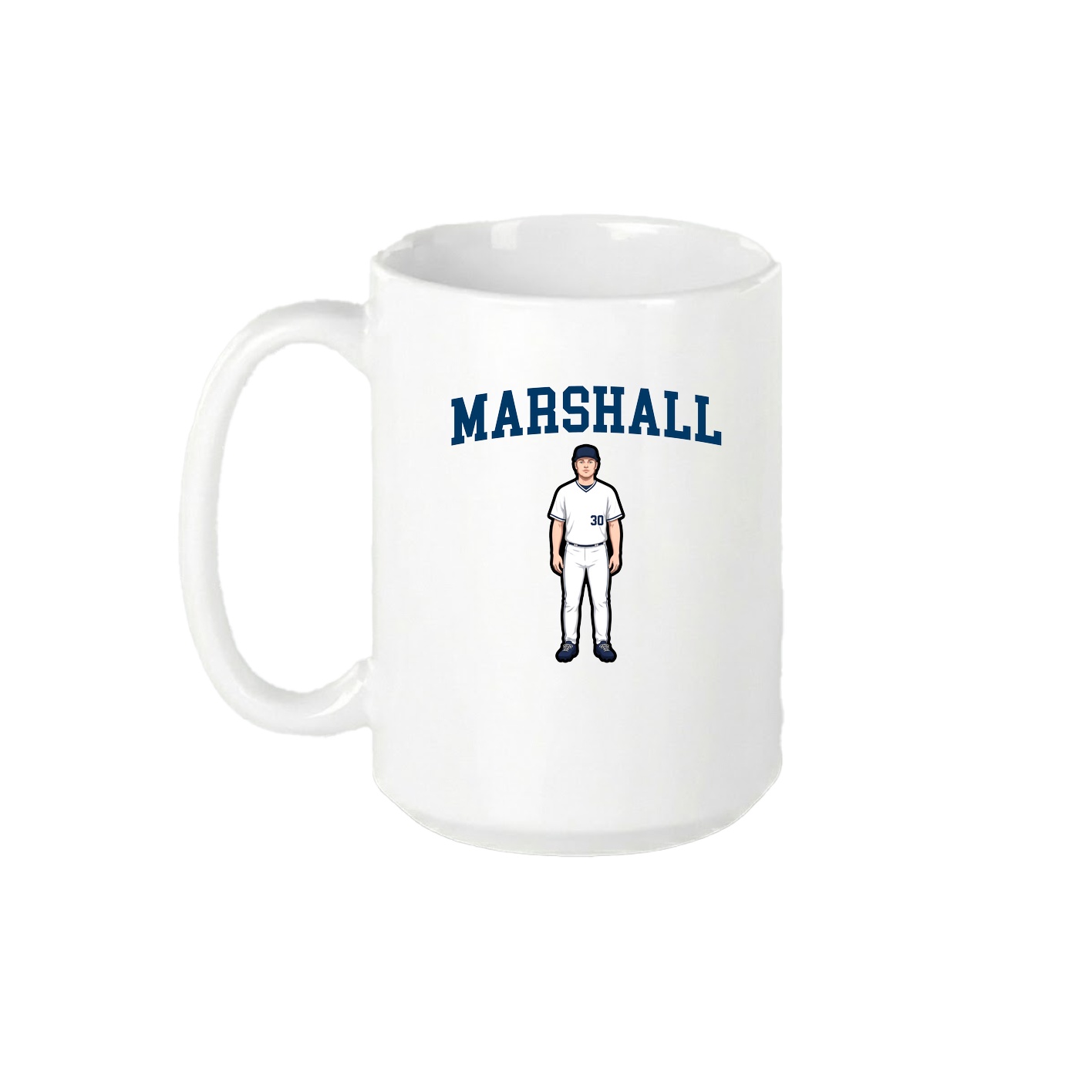 15oz Coffee Mug — Shirsey in White