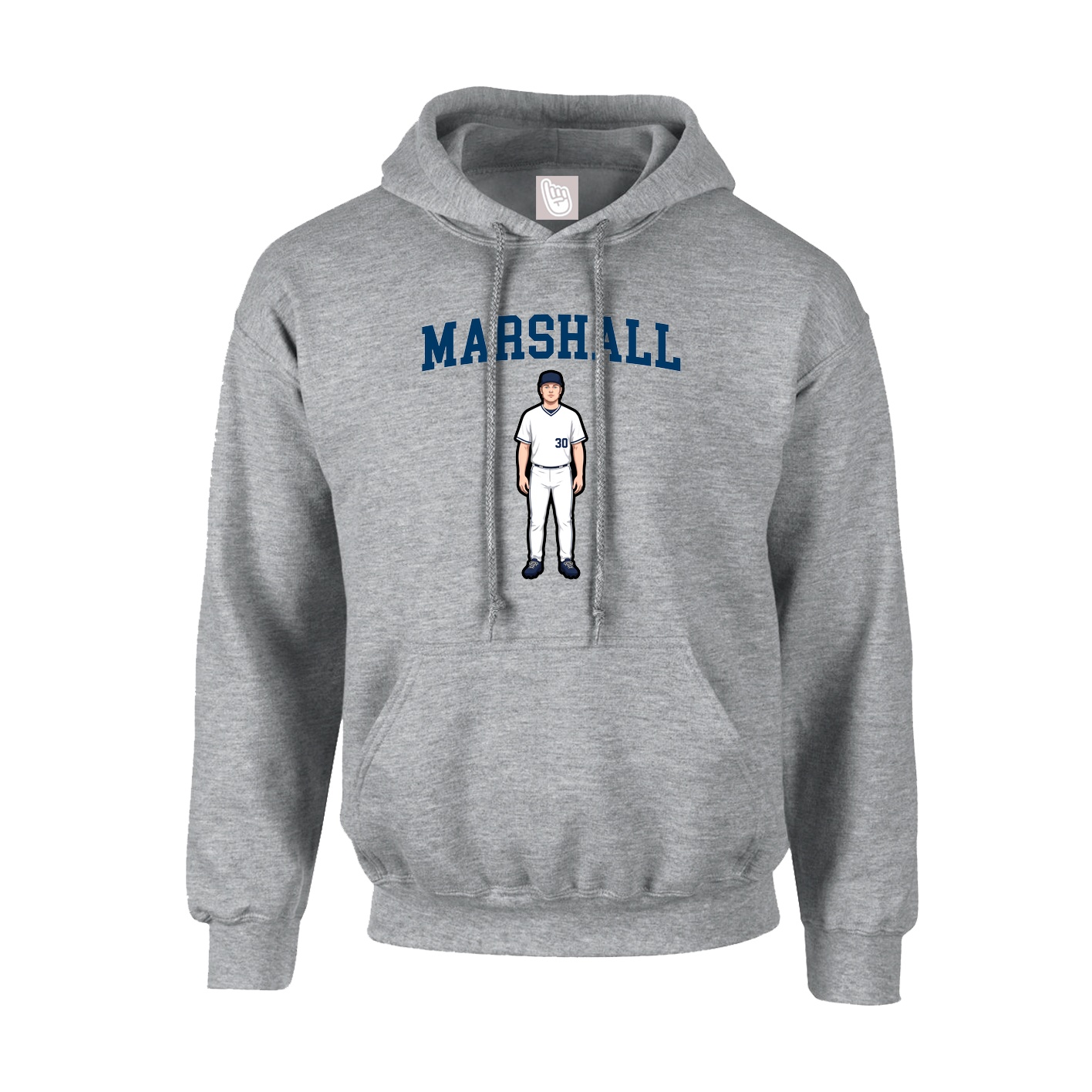 Hoodie — Shirsey in Grey