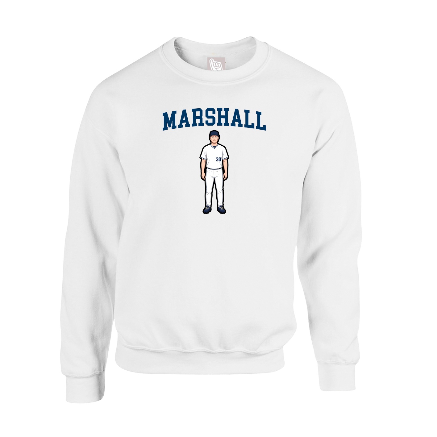 Fleece Crew — Shirsey in White