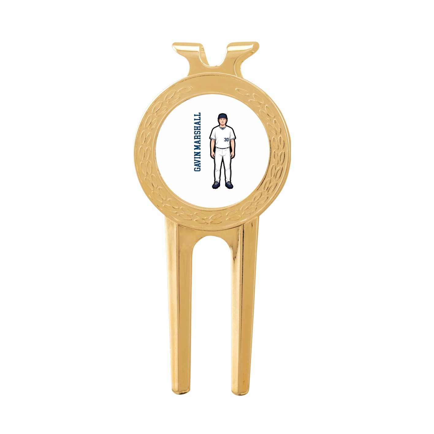 Divot Tool with Ball Marker — Name Vertical in Classic