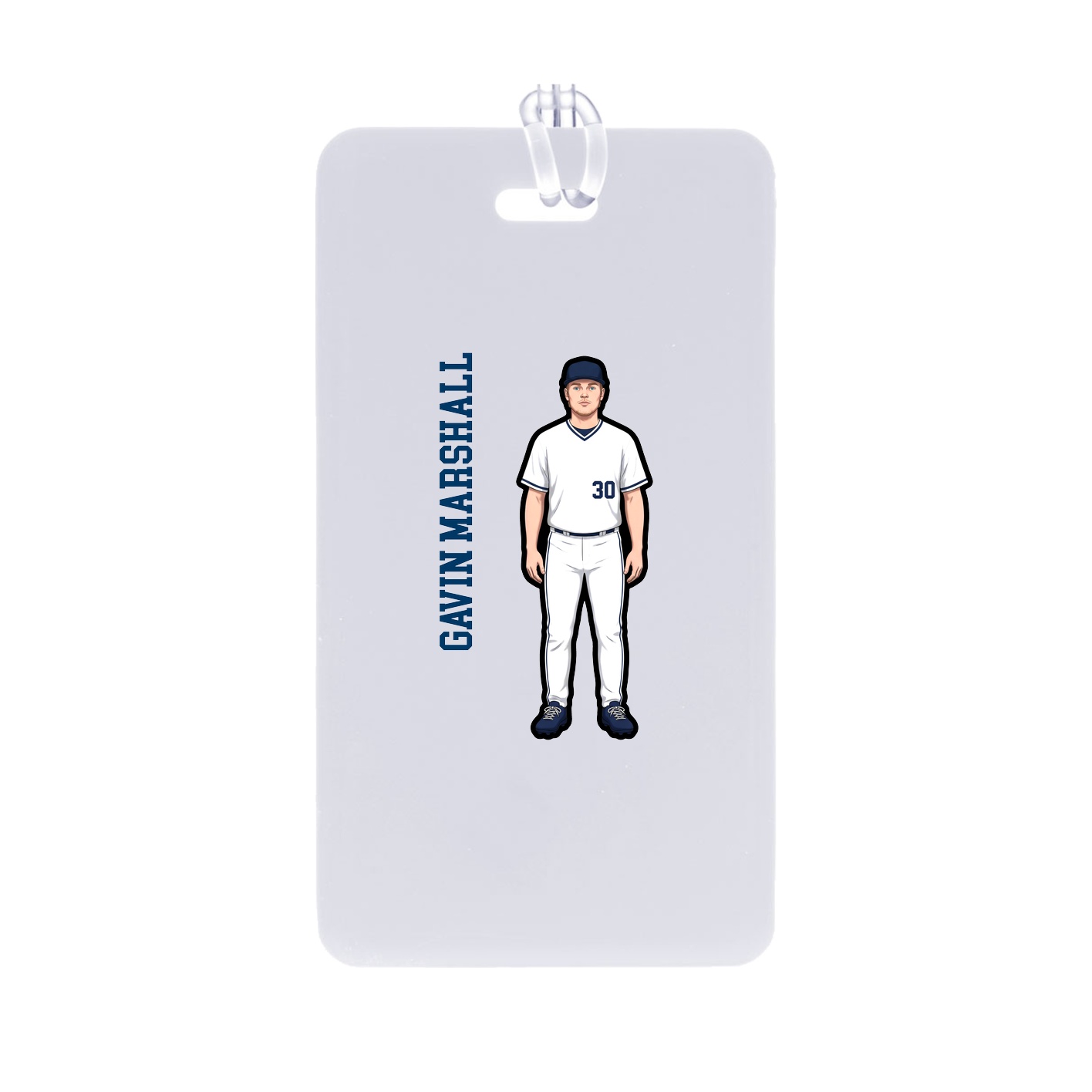 Bag Tag — Name Vertical in Classic