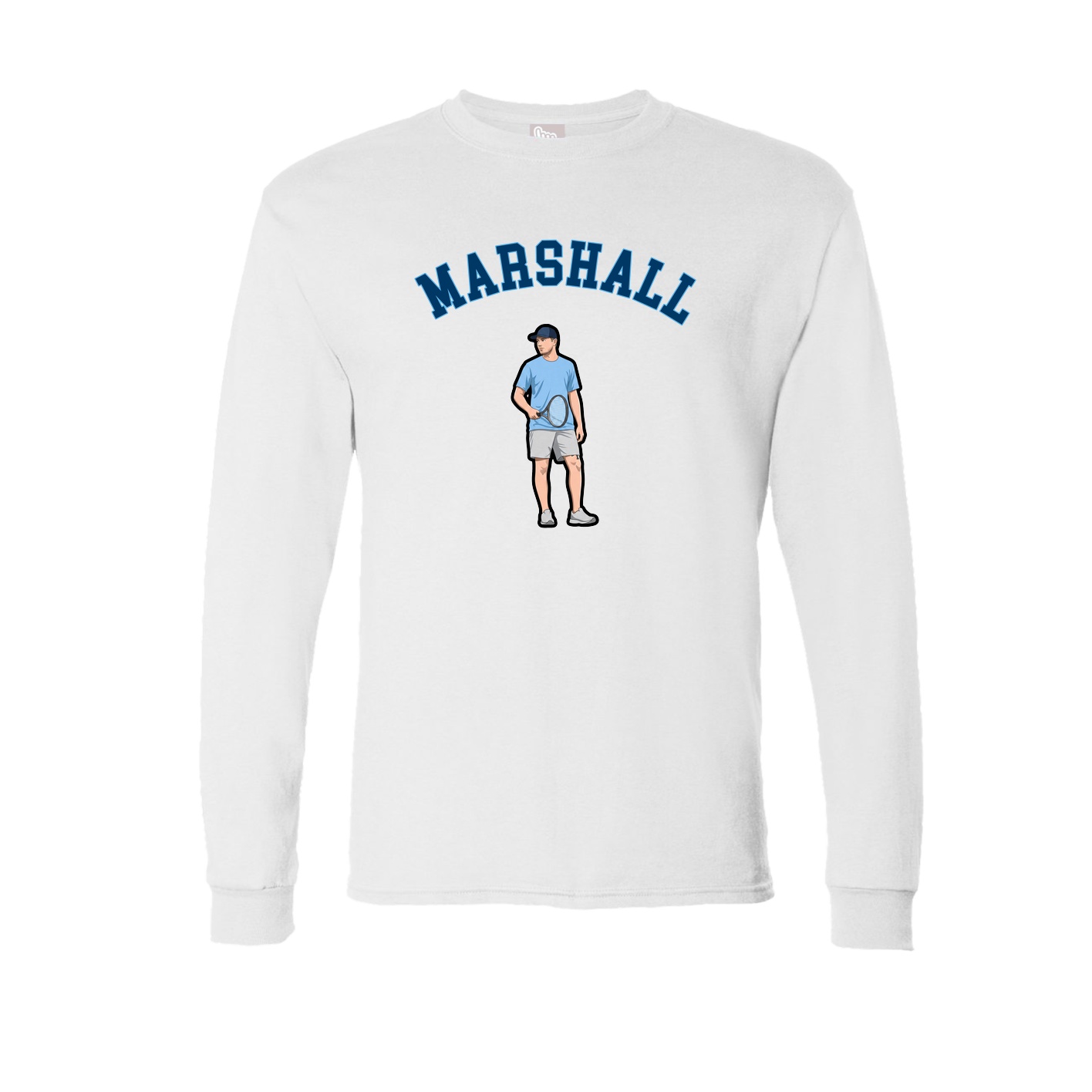 Long Sleeve Tee — Shirsey Arch in White