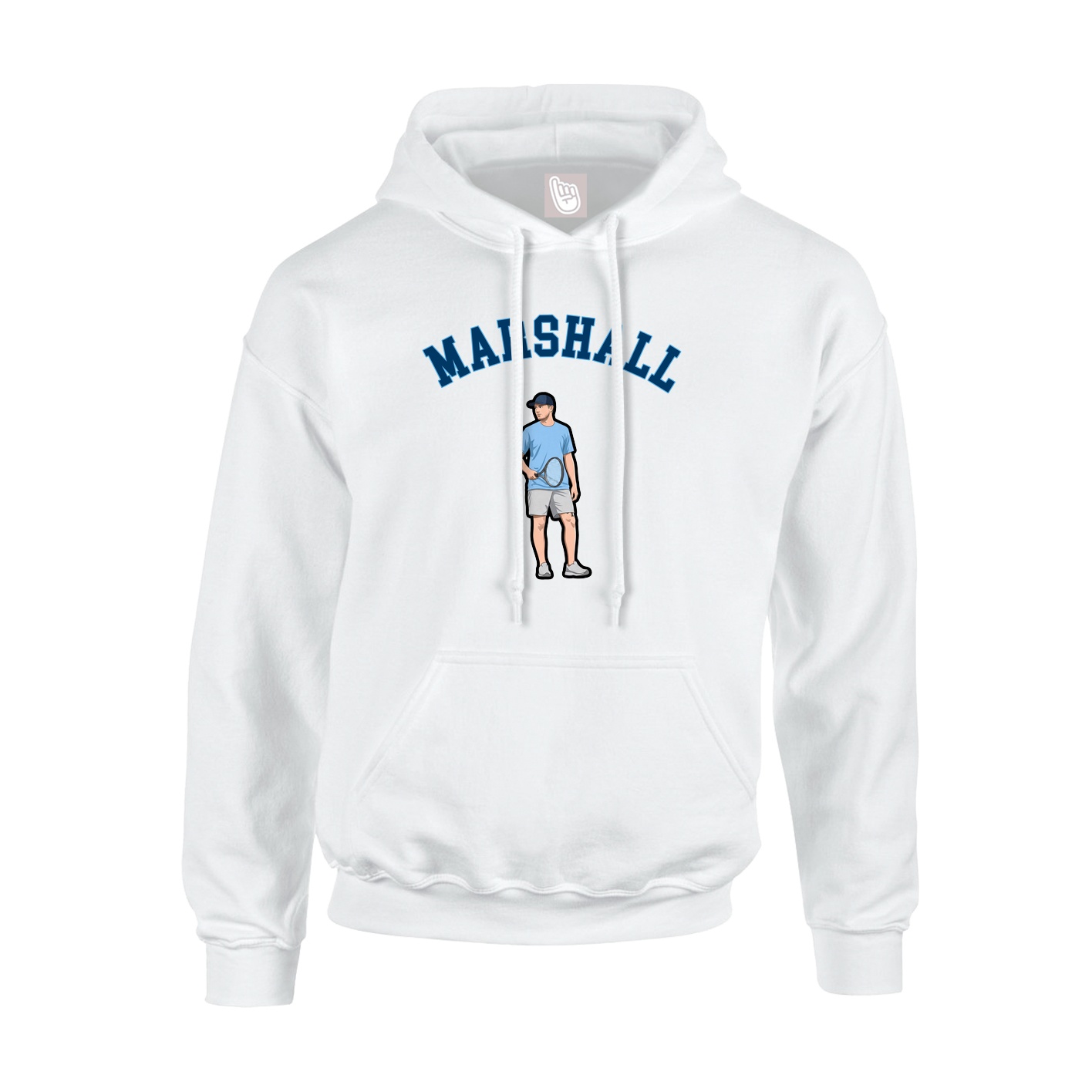 Youth Hoodie — Shirsey Arch in White