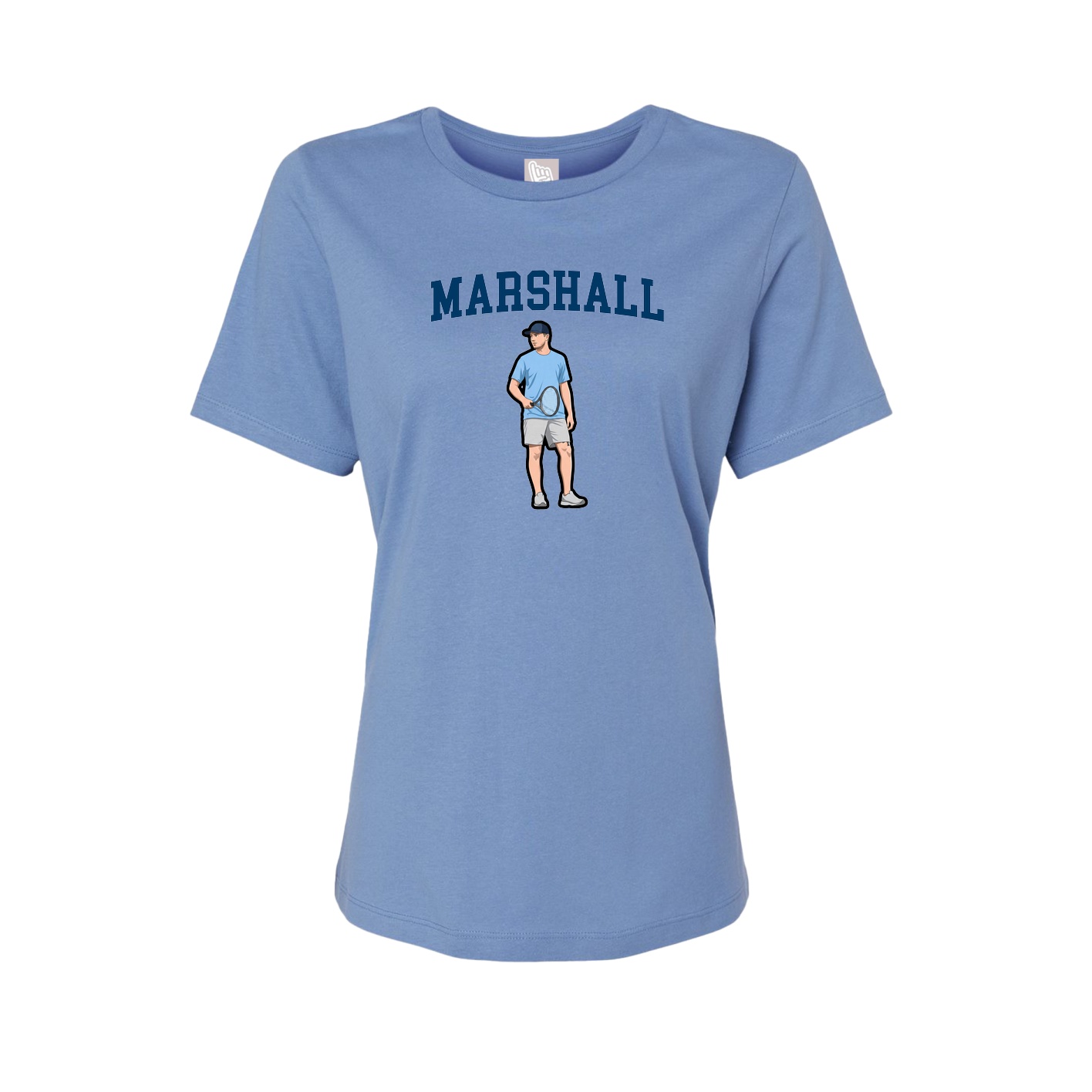 Fitted Women's Tee — Shirsey in Powder Blue