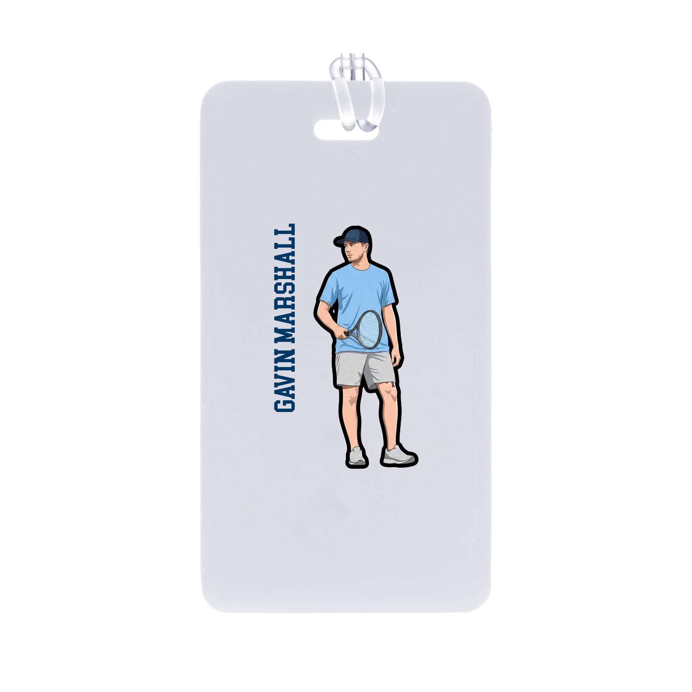 Bag Tag — Name Vertical in Classic