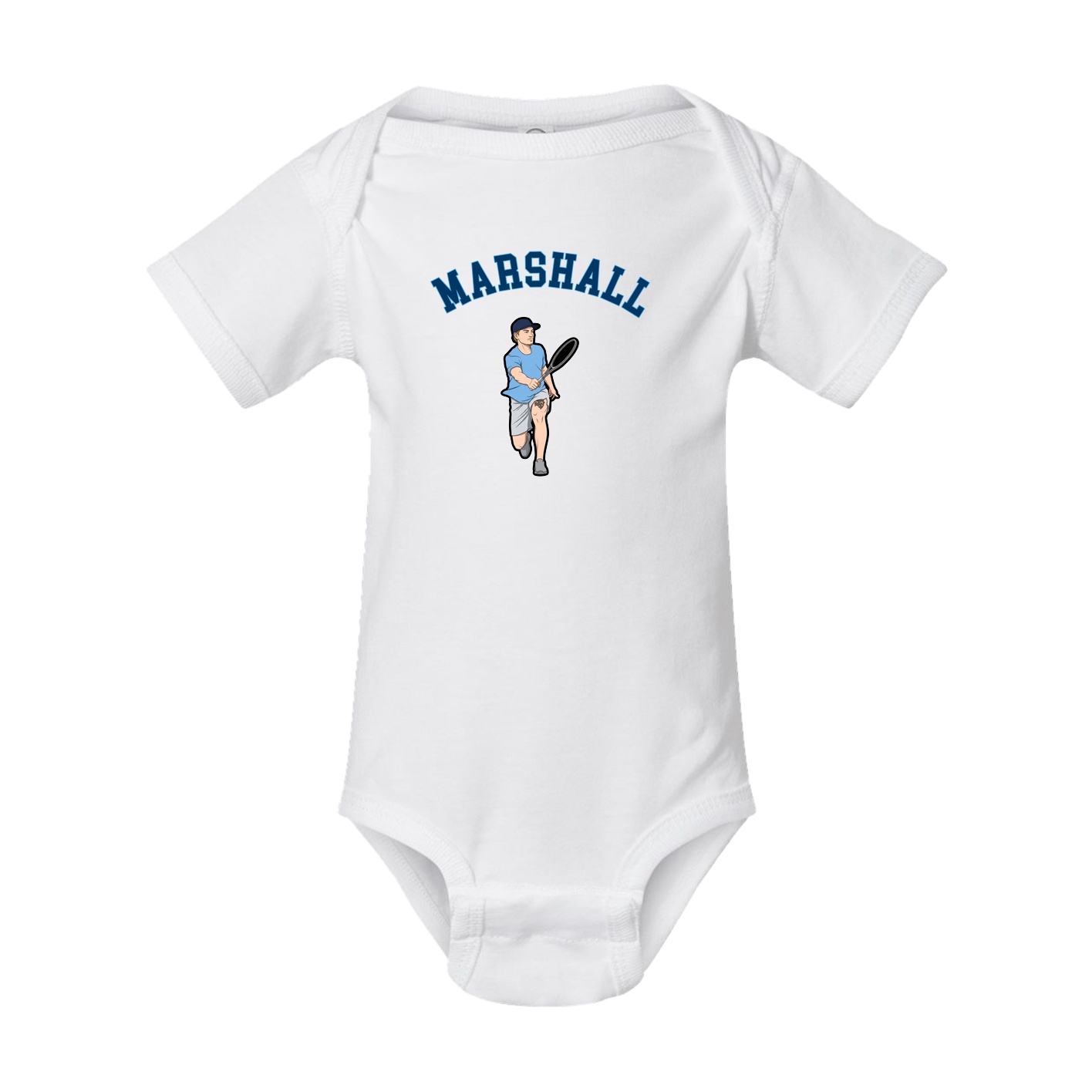 Baby Onesie — Shirsey Arch in White