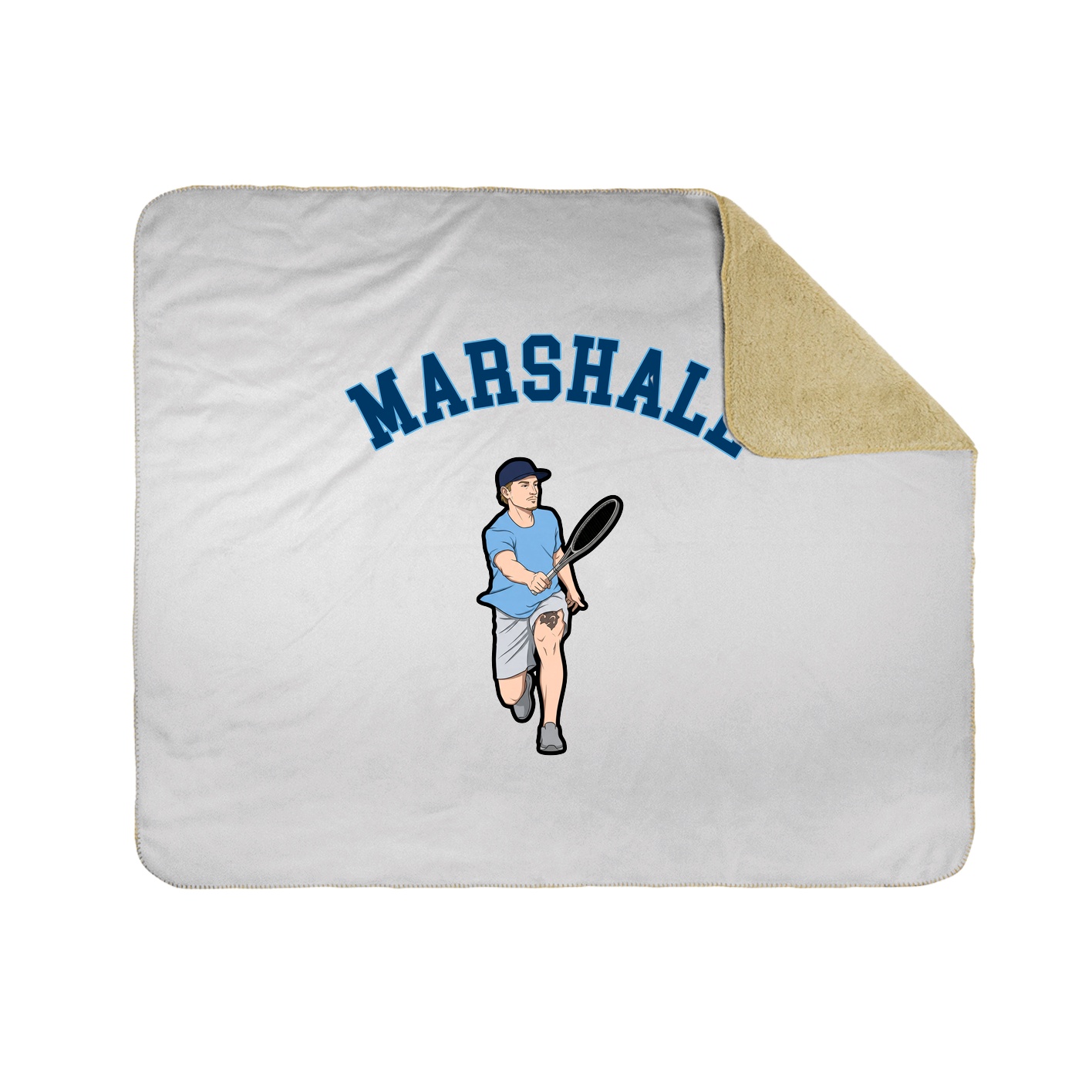 Throw Blanket — Shirsey Arch in White