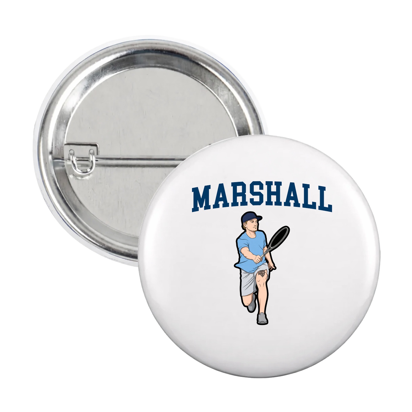 Game Day Button — Shirsey in White