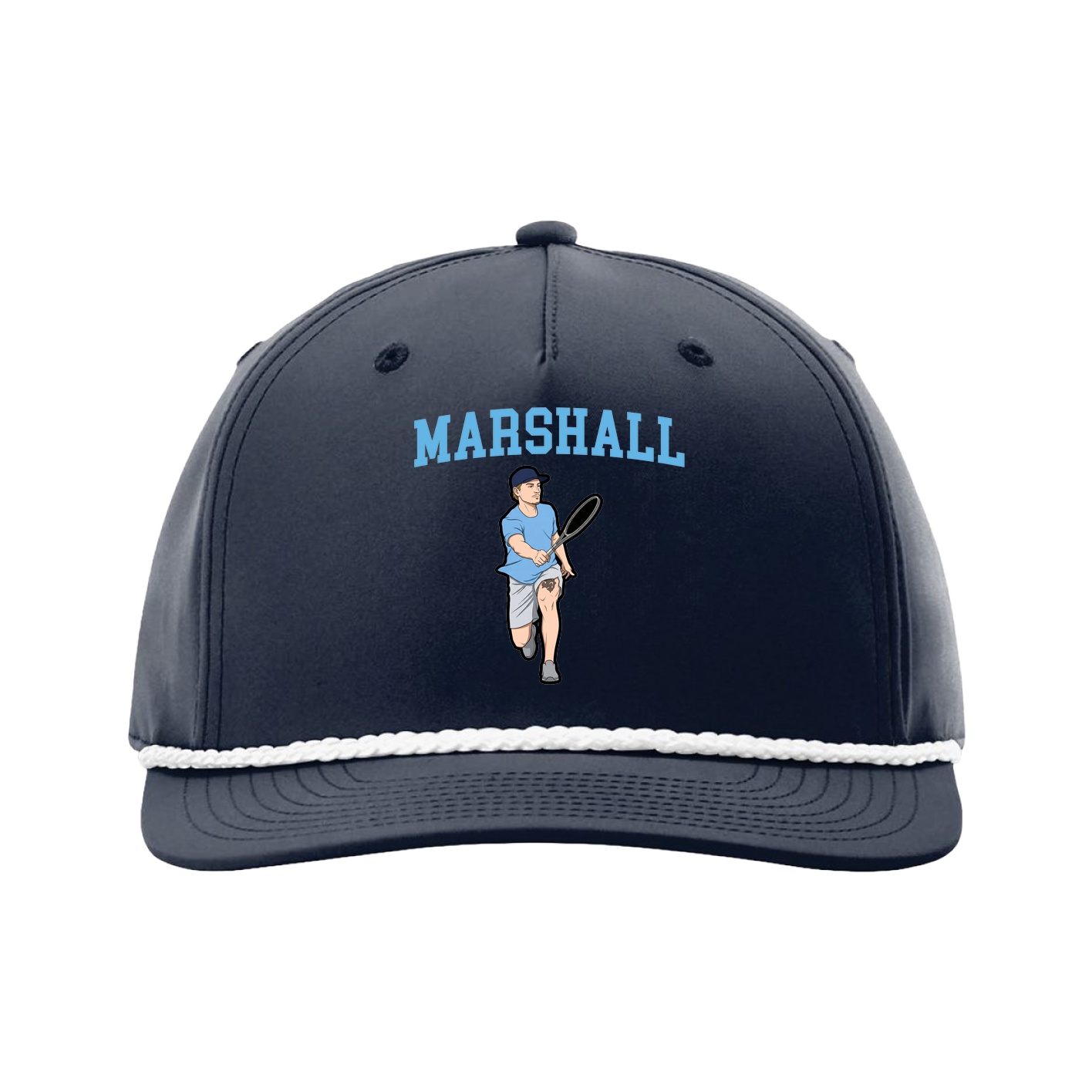 Five-Panel Classic Rope Cap — Shirsey in Navy