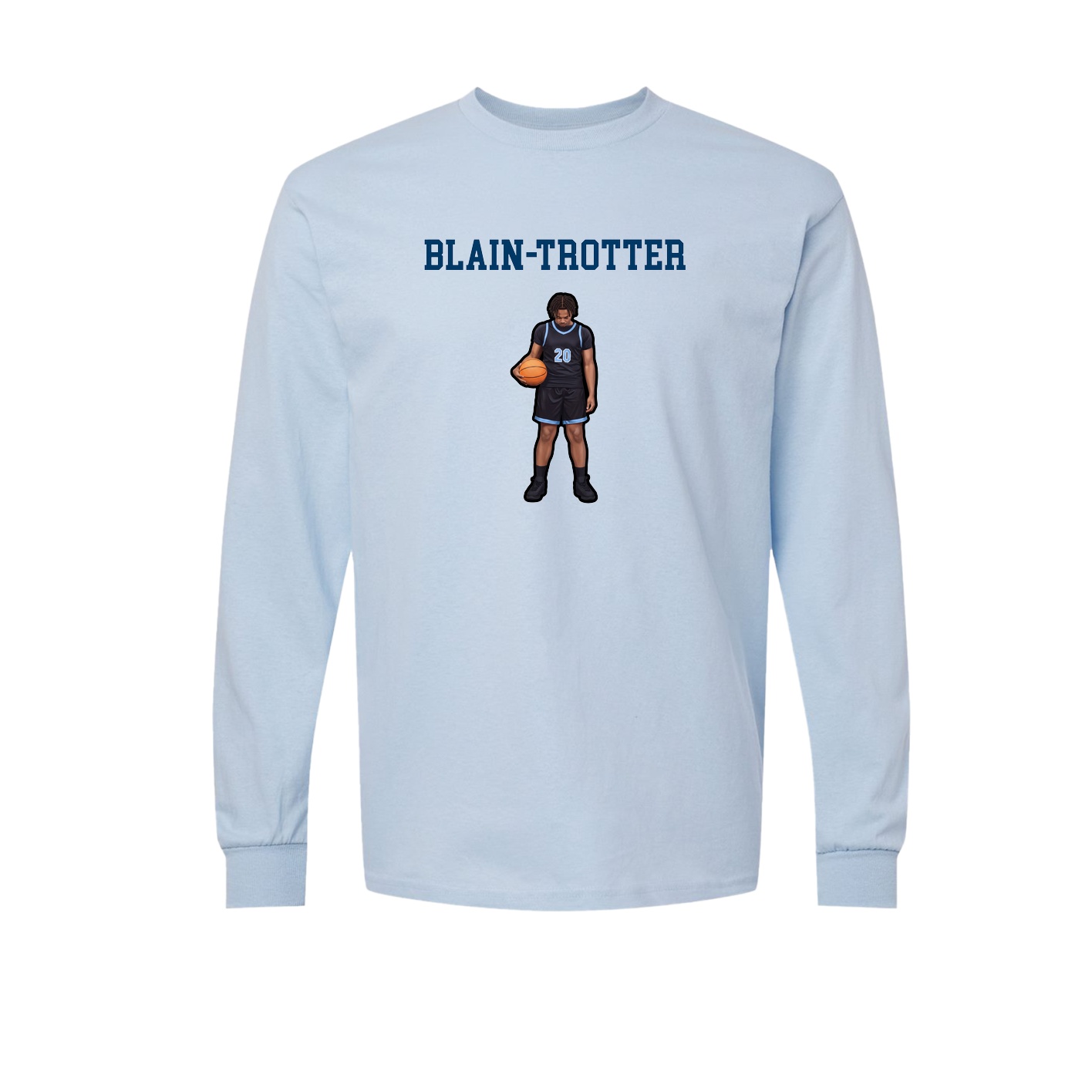 Long Sleeve Tee — Shirsey in Light Blue