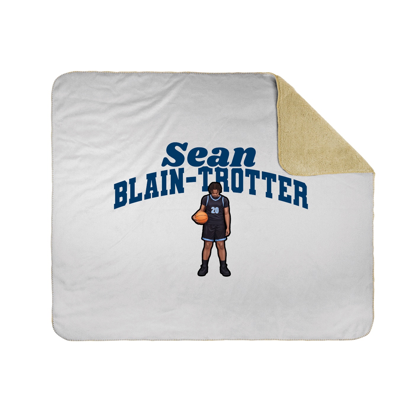Throw Blanket — Signature Arch in White