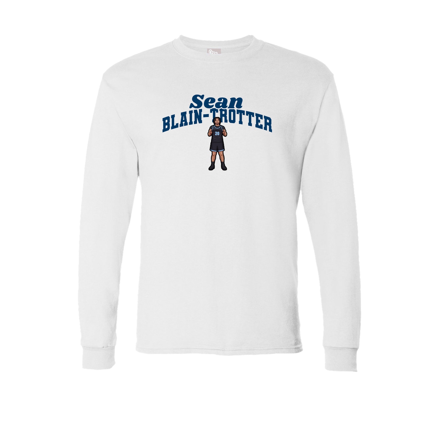 Long Sleeve Tee — Signature Arch in White