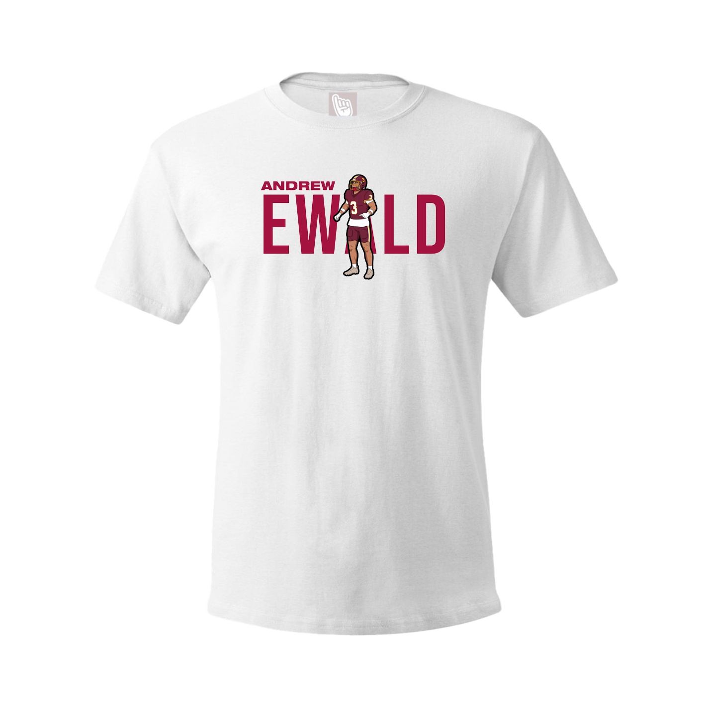 Youth Tee — Player Name in White