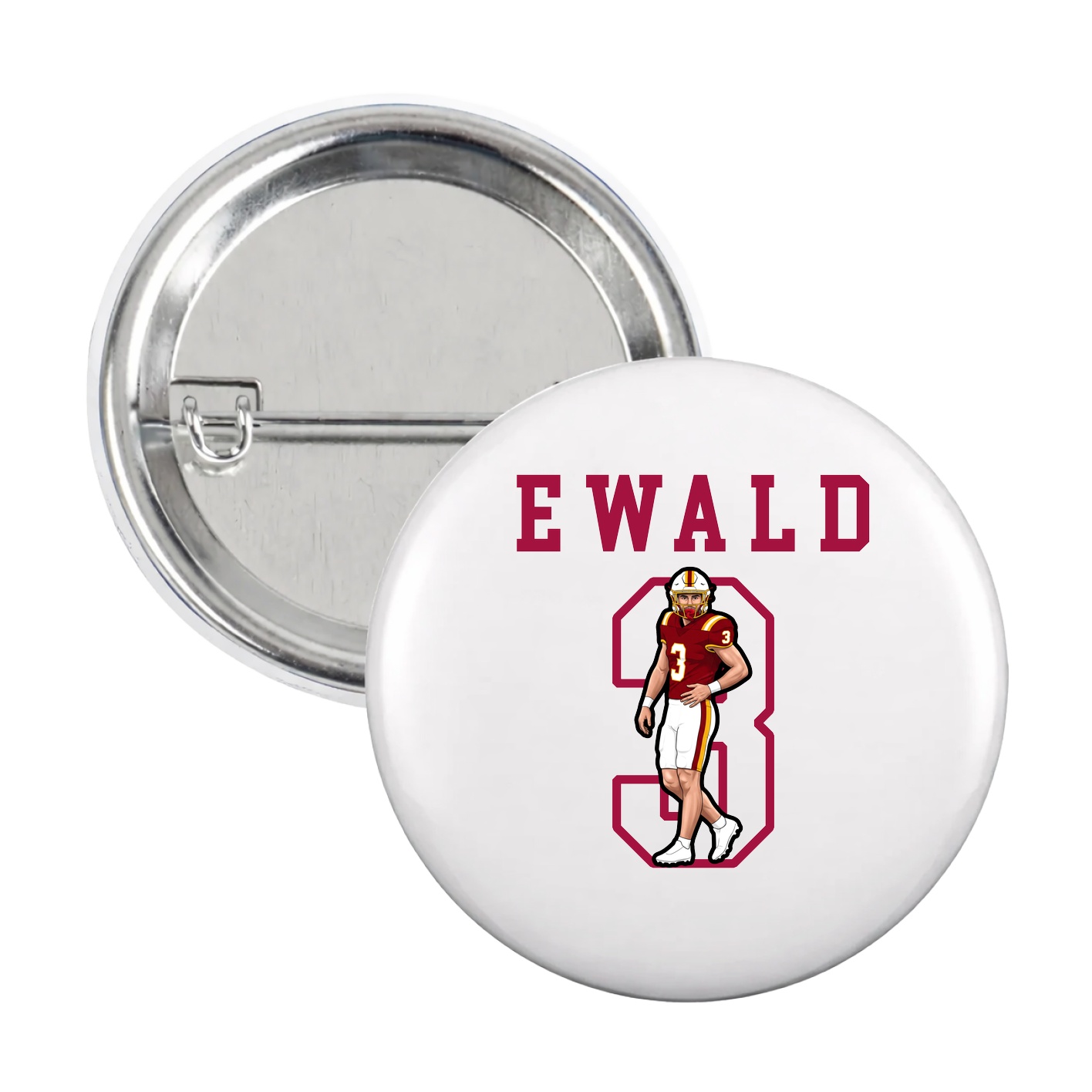 Game Day Button — Shirsey in White
