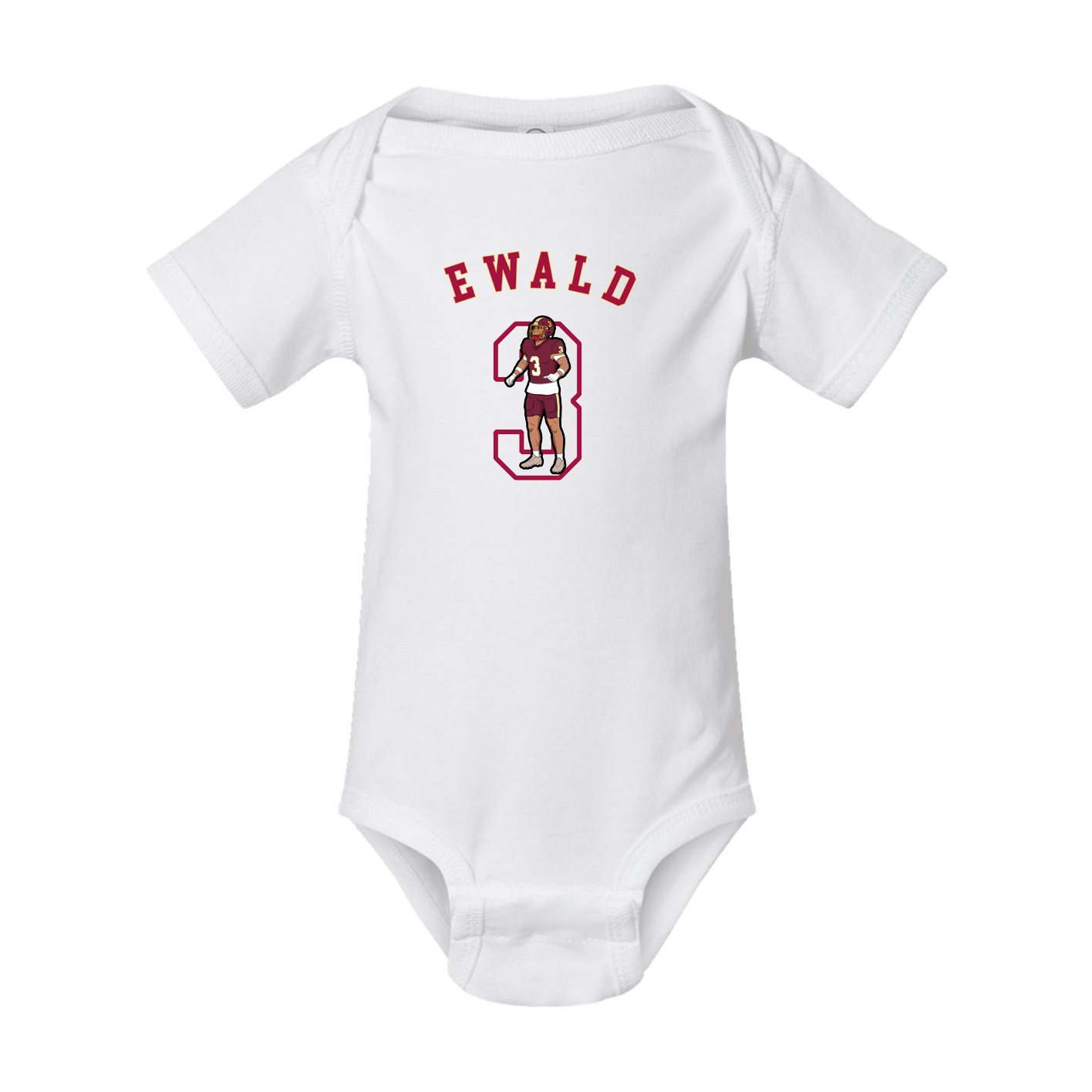 Baby Onesie — Shirsey Arch in White