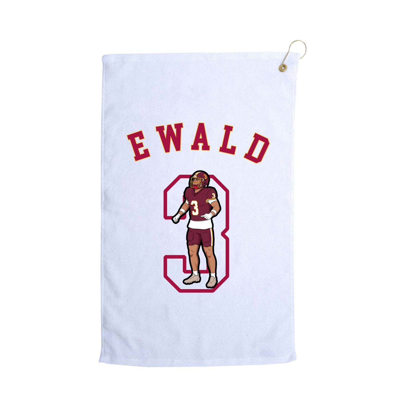 Golf Towel — Shirsey Arch in White