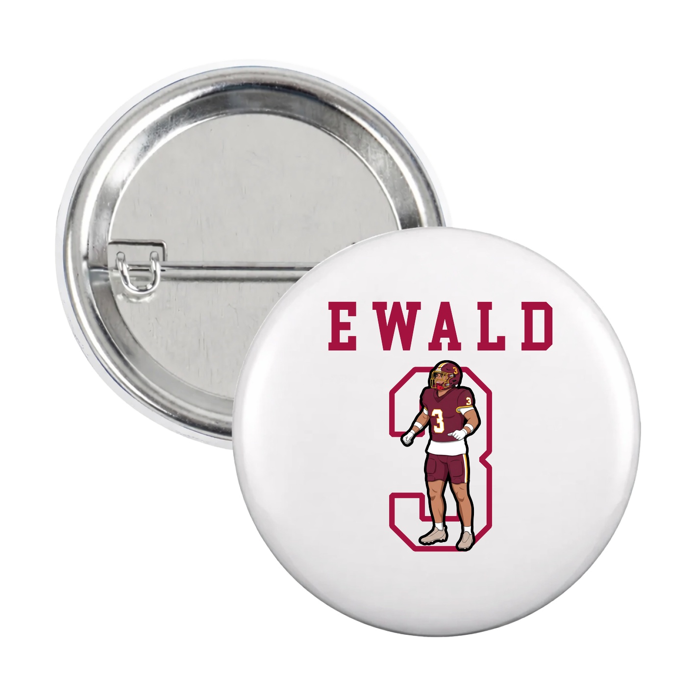 Game Day Button — Shirsey in White