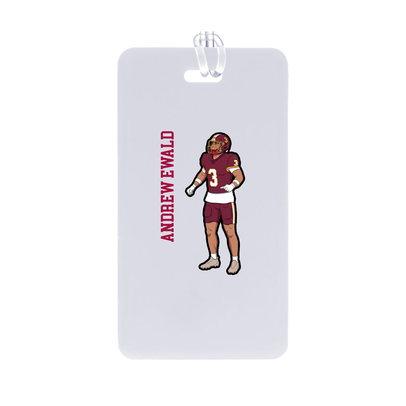 Bag Tag — Name Vertical in Classic