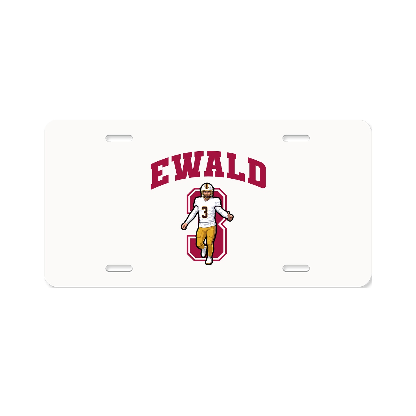 License Plate — Number in Classic