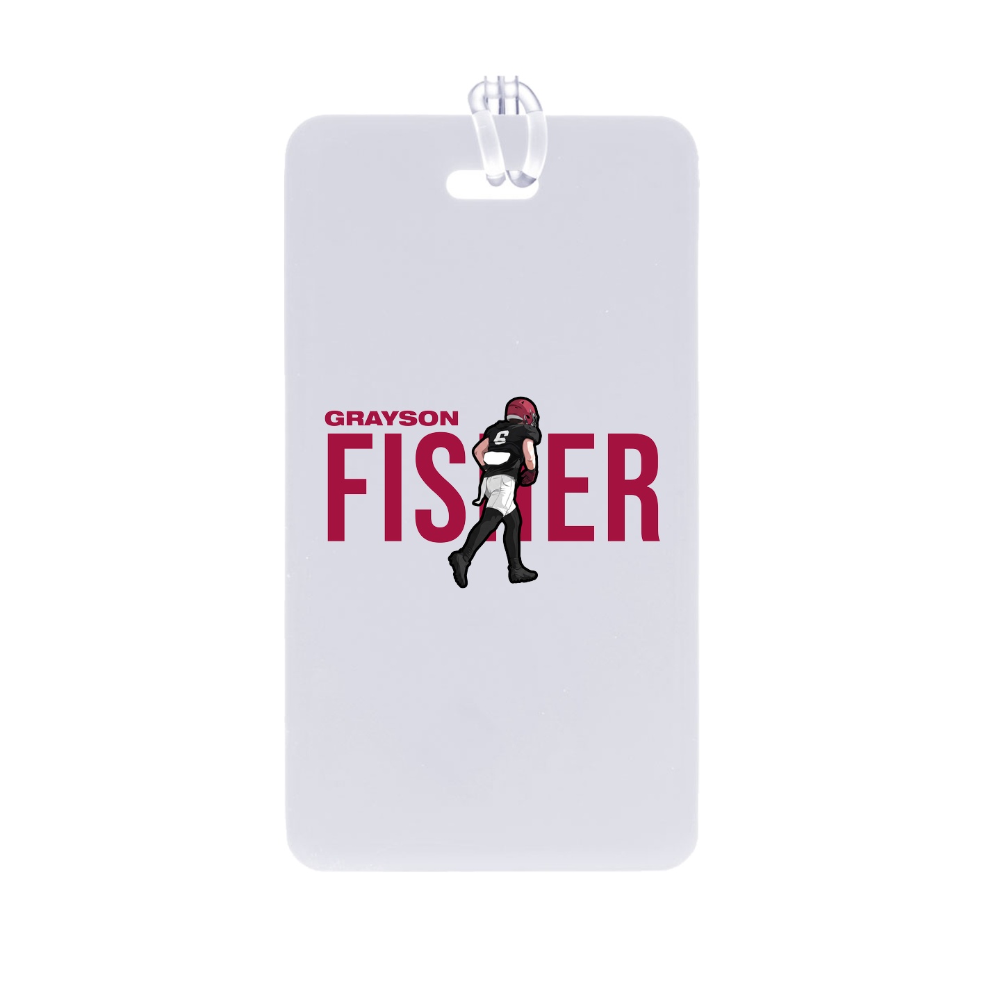 Bag Tag — Player Name in Classic