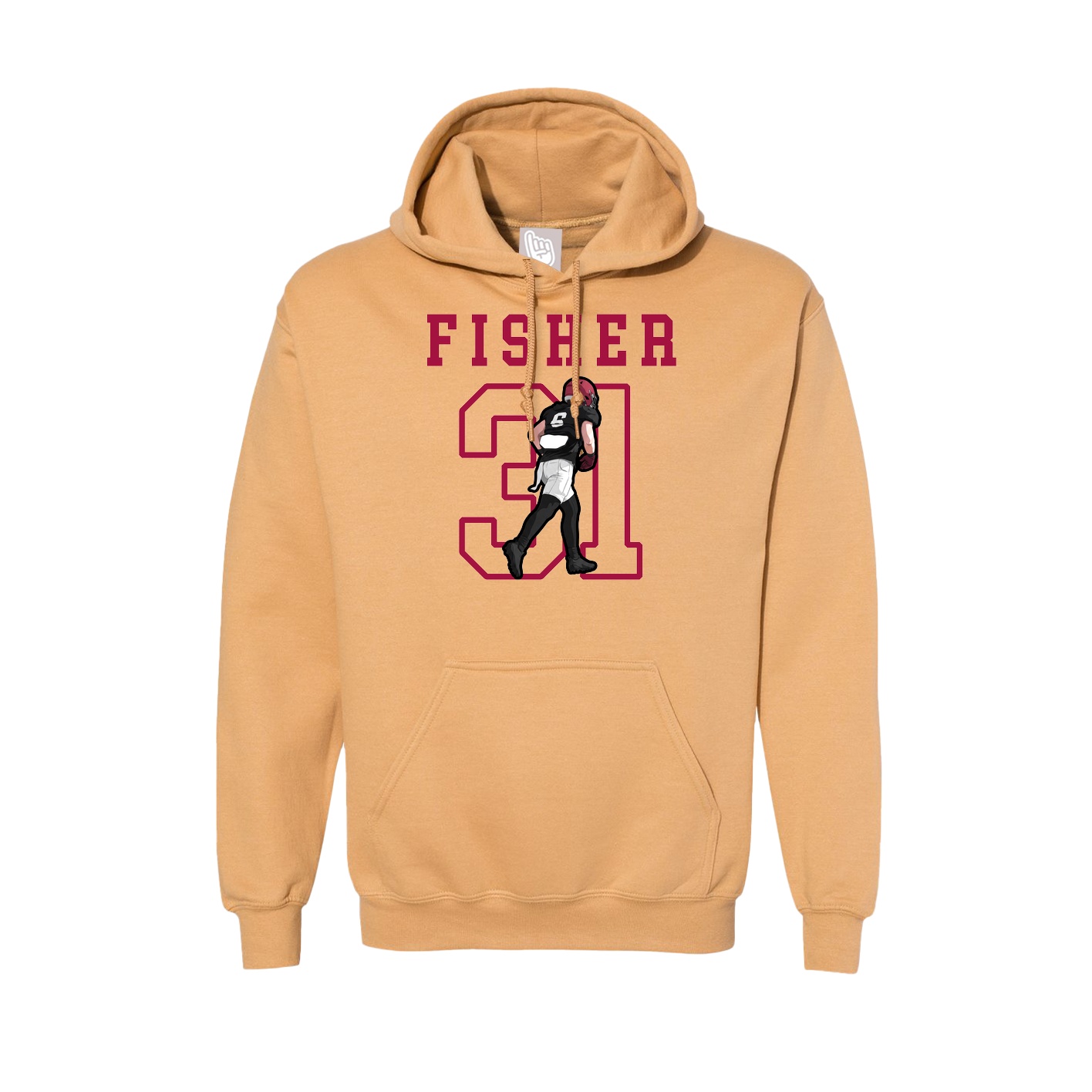 Hoodie — Shirsey in Vegas Gold