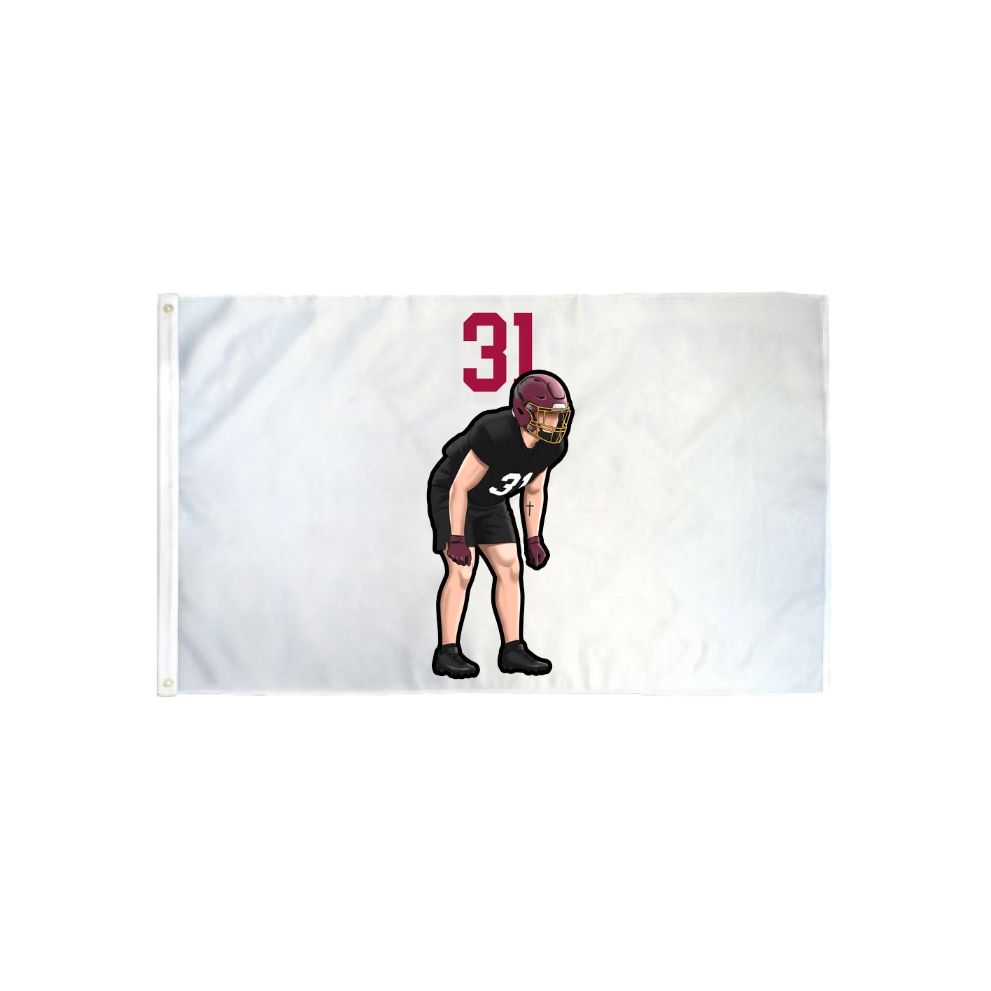 3x5 Flag — Number Top in Classic