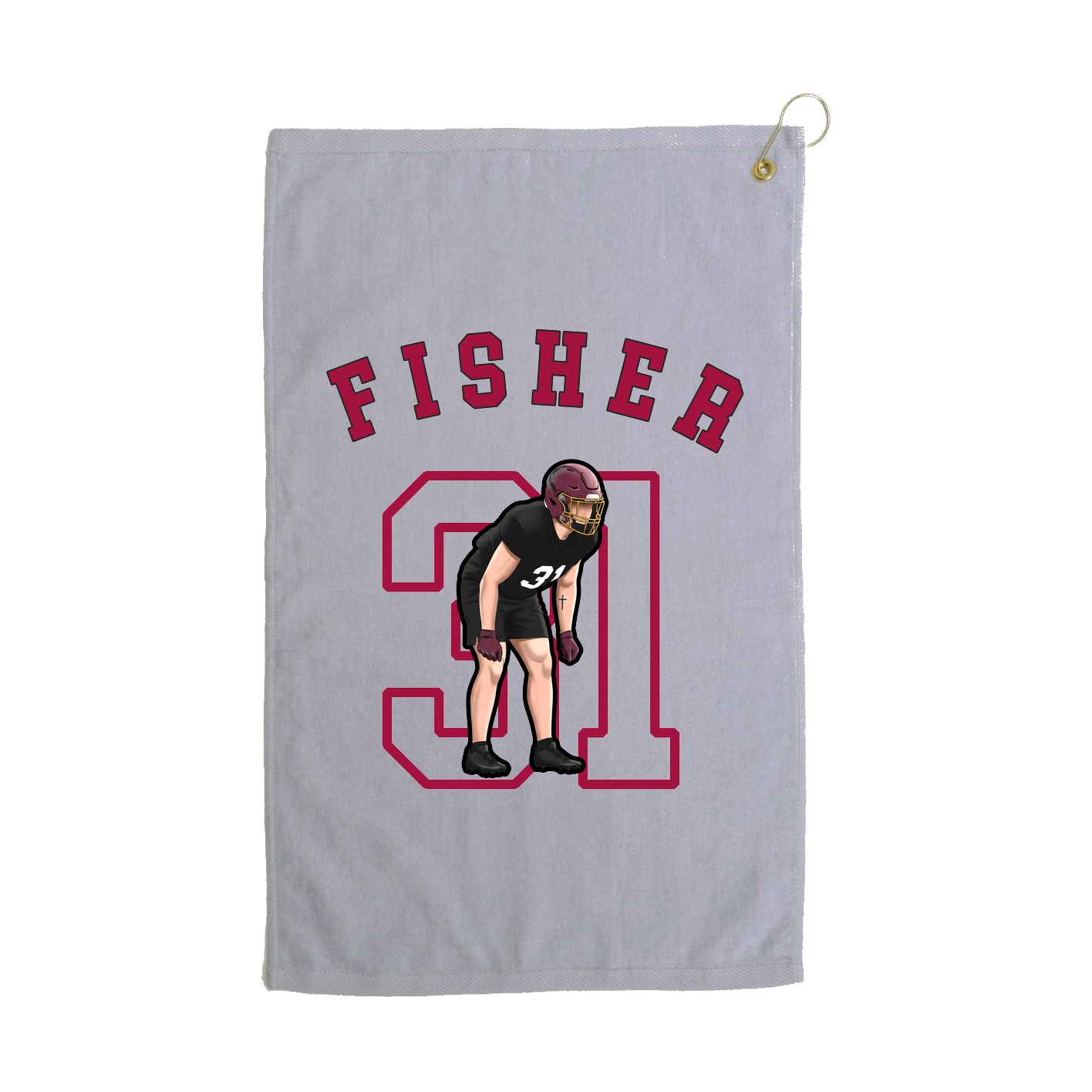 Golf Towel — Shirsey Arch in Grey