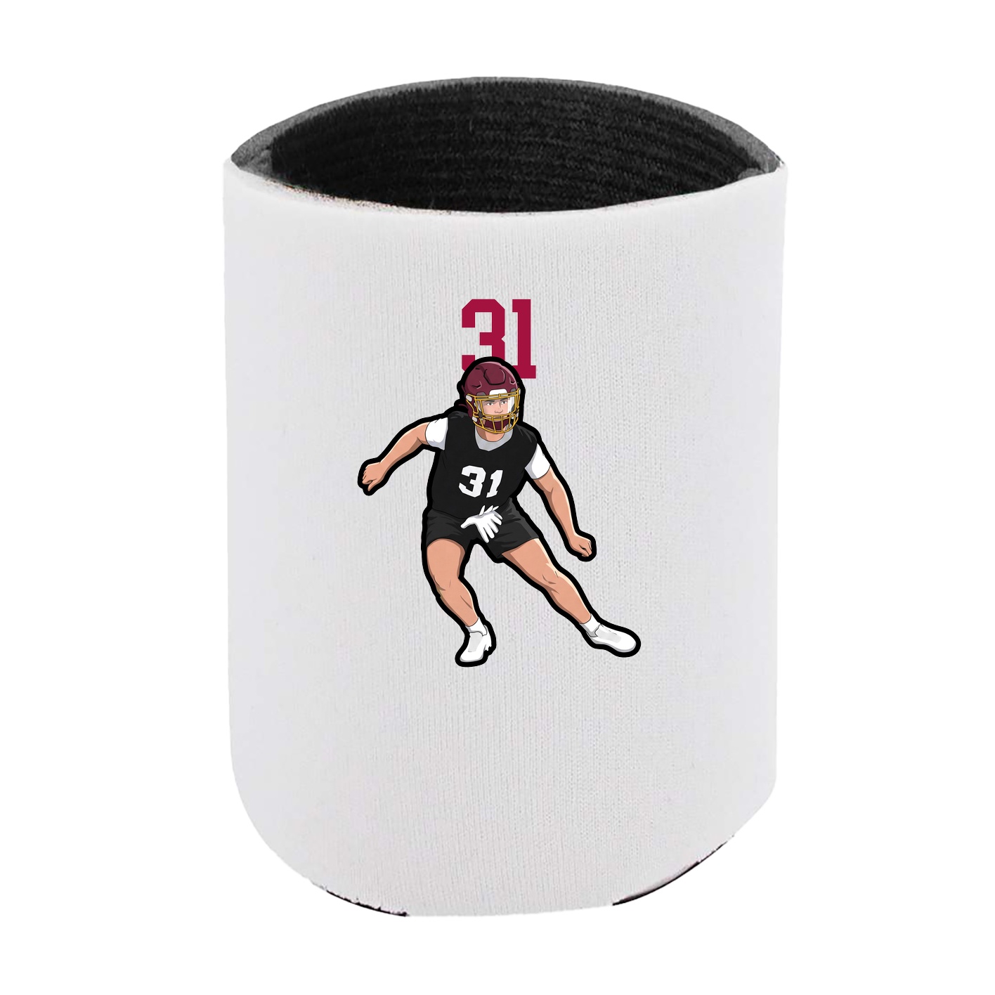 Can Holder — Number Top in White