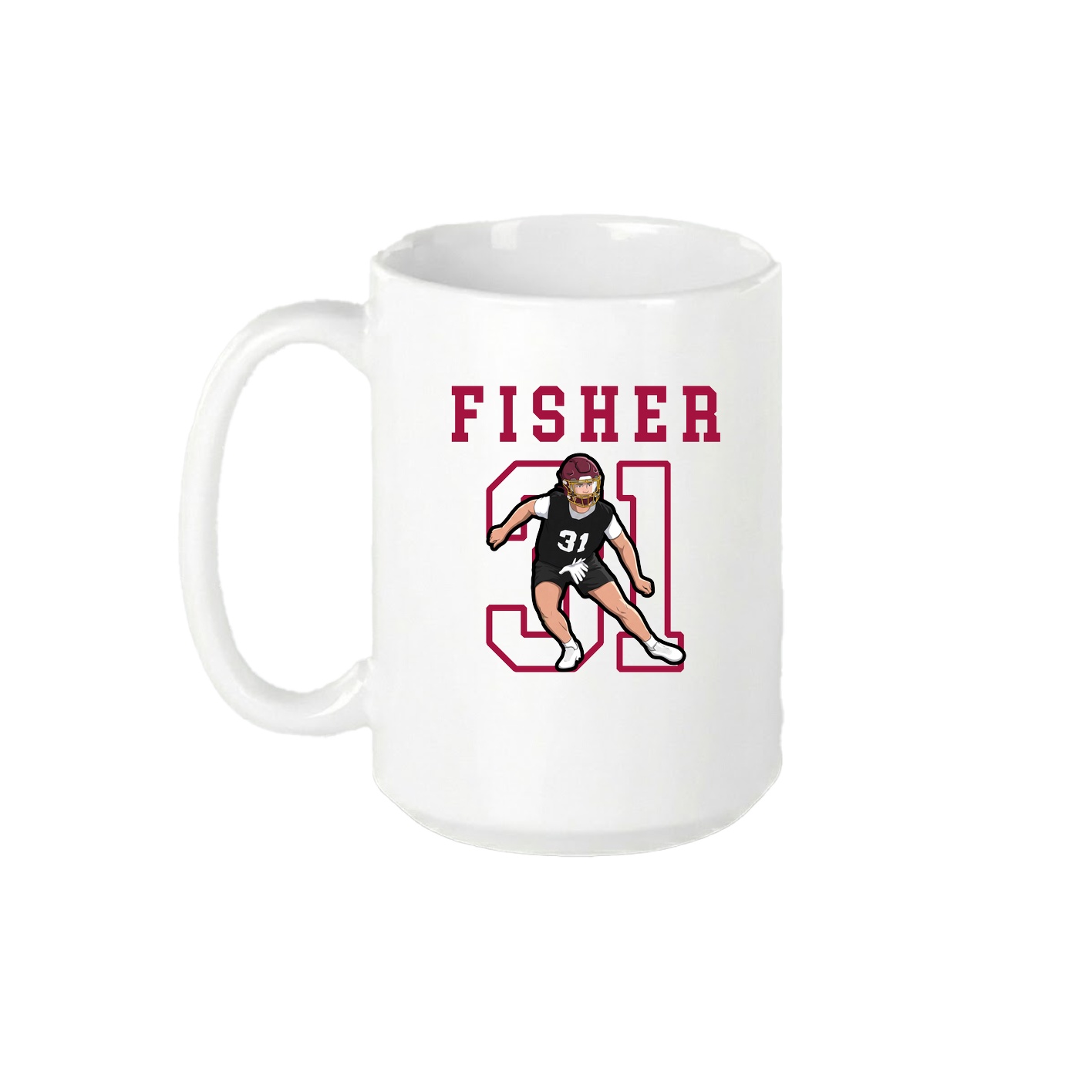 15oz Coffee Mug — Shirsey in White
