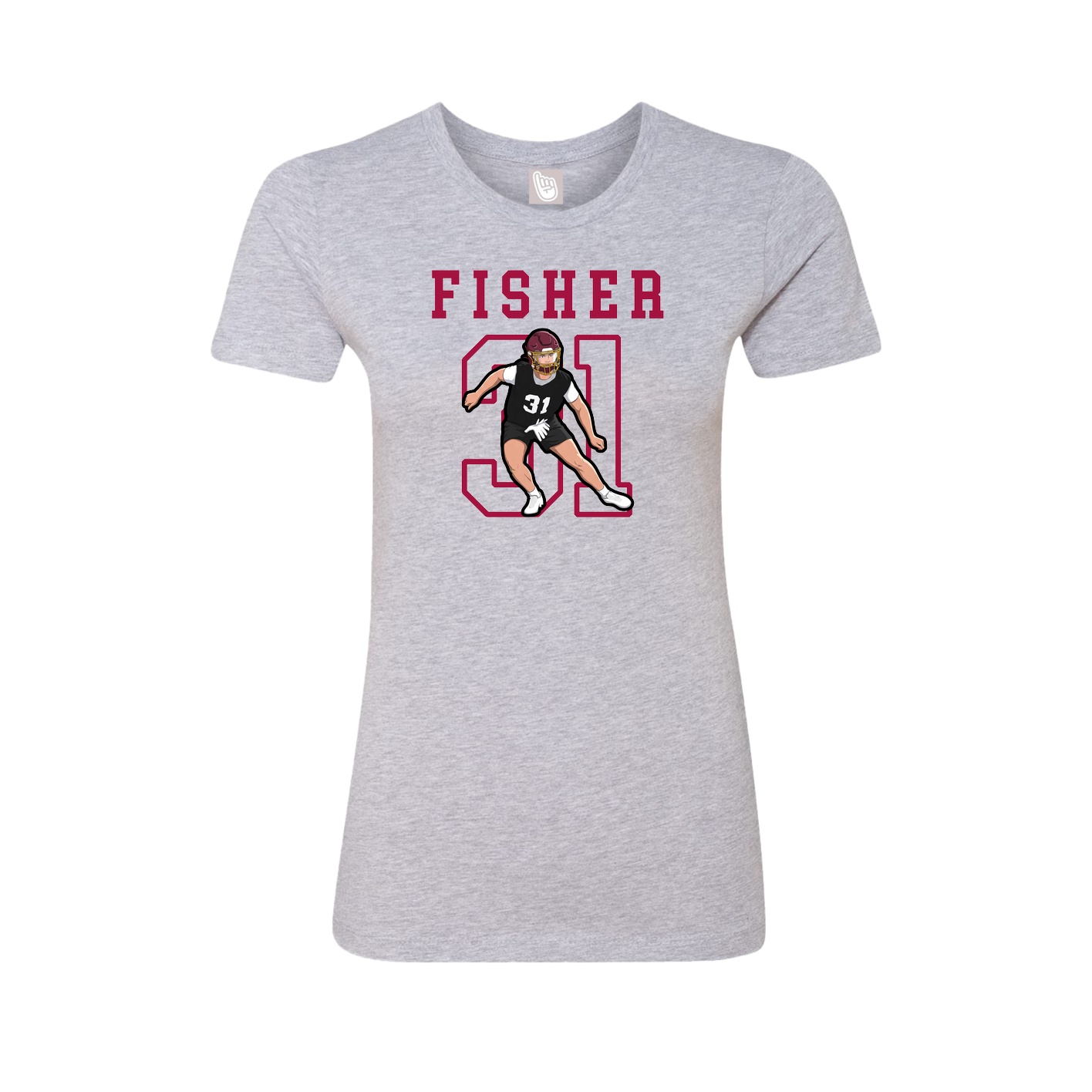 Fitted Women's Tee — Shirsey in Grey