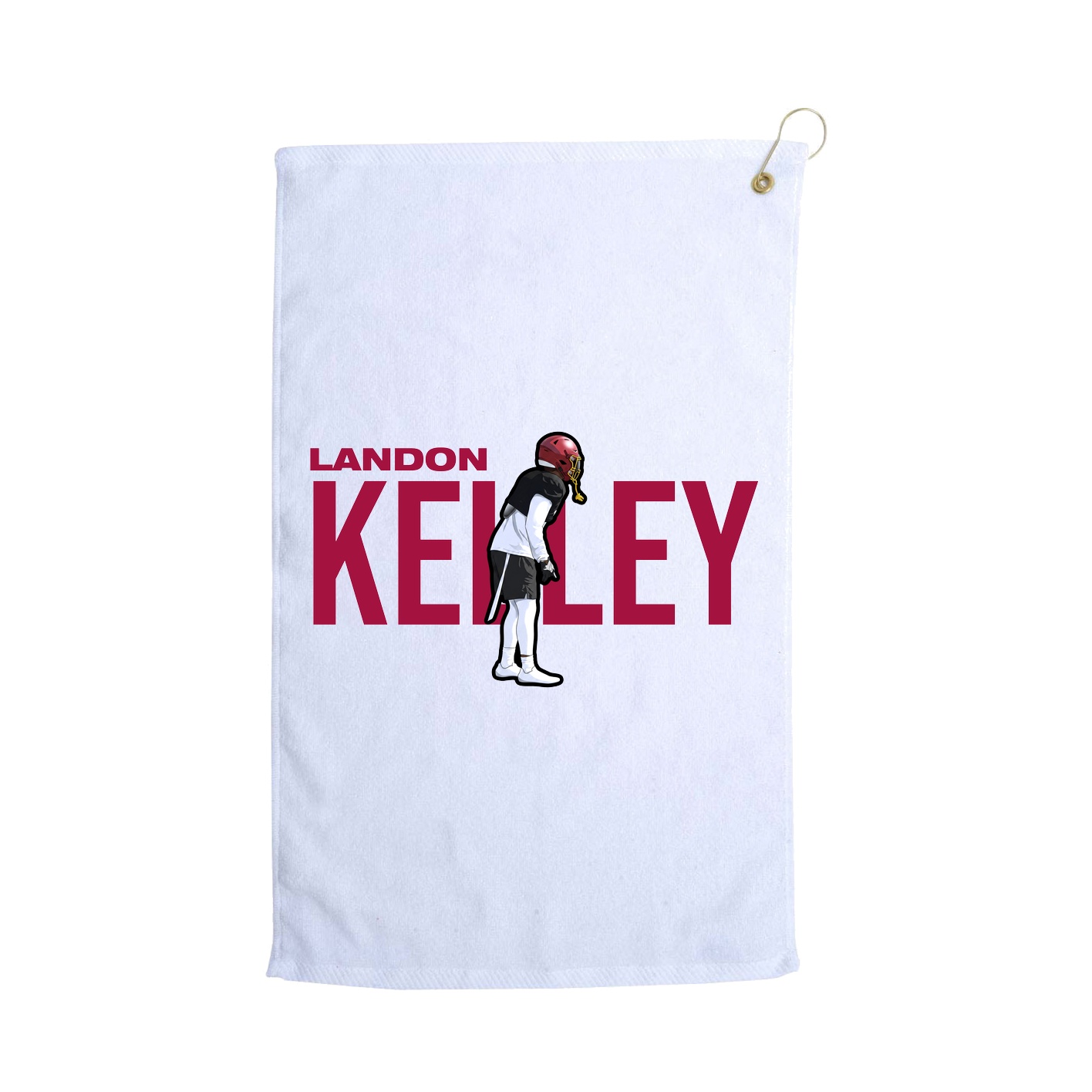 Golf Towel — Player Name in White