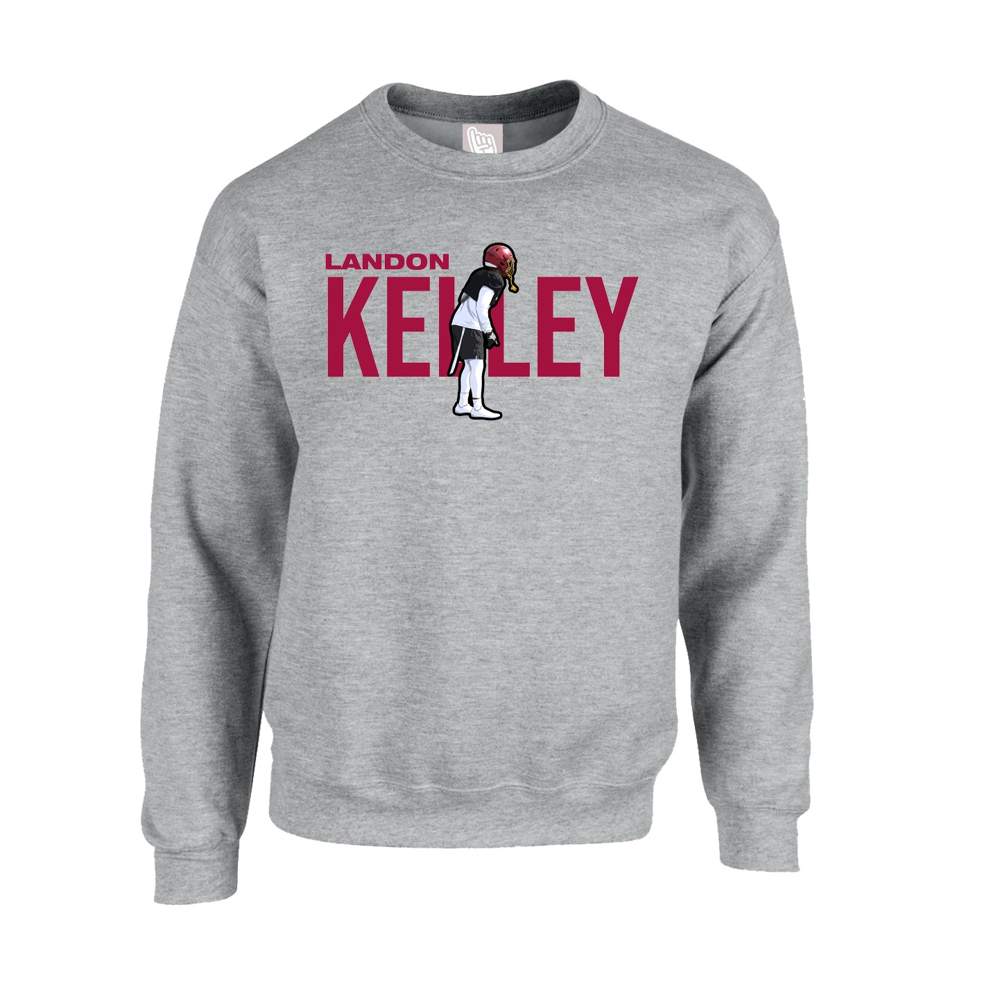 Fleece Crew — Player Name in Grey