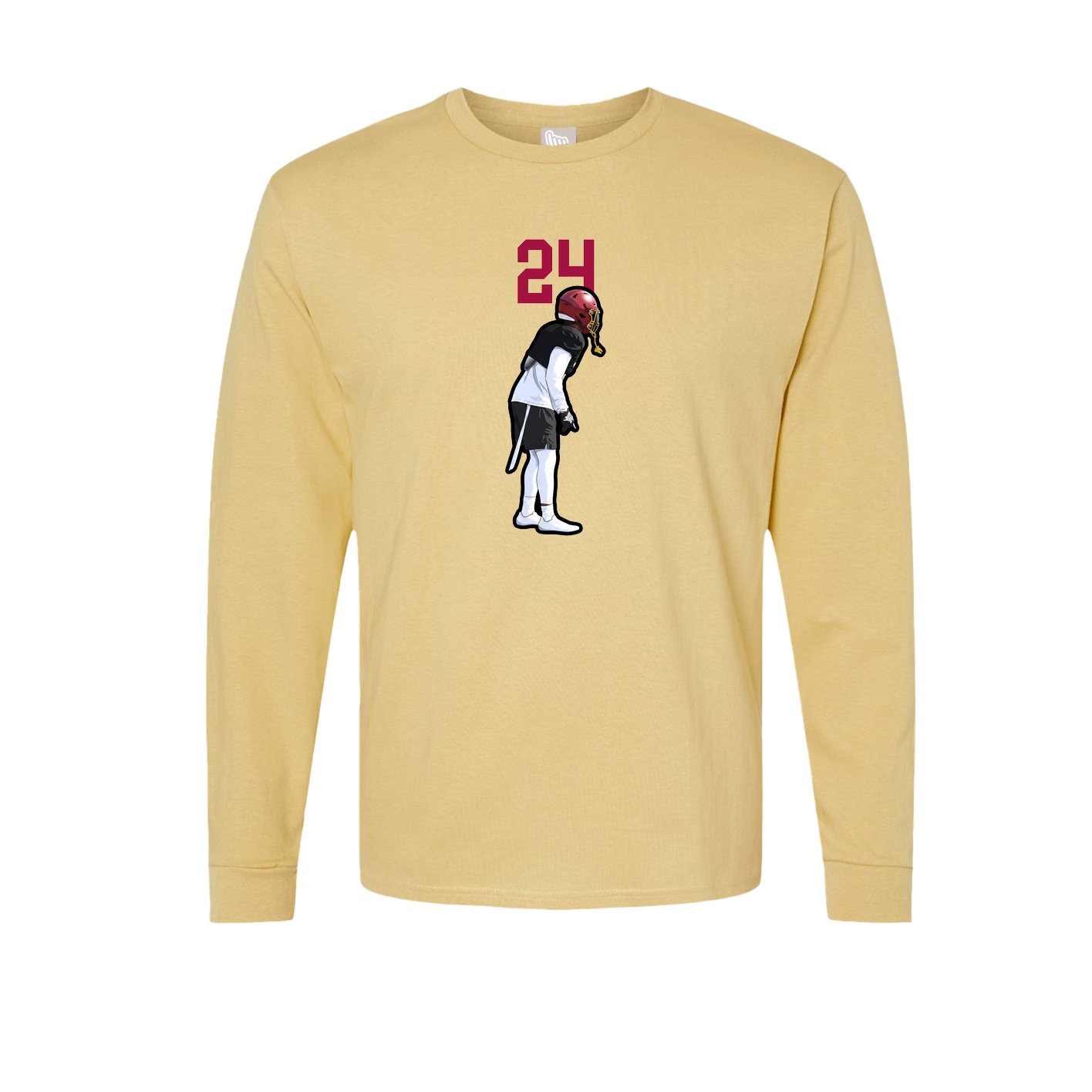 Long Sleeve Tee — Number Top in Vegas Gold