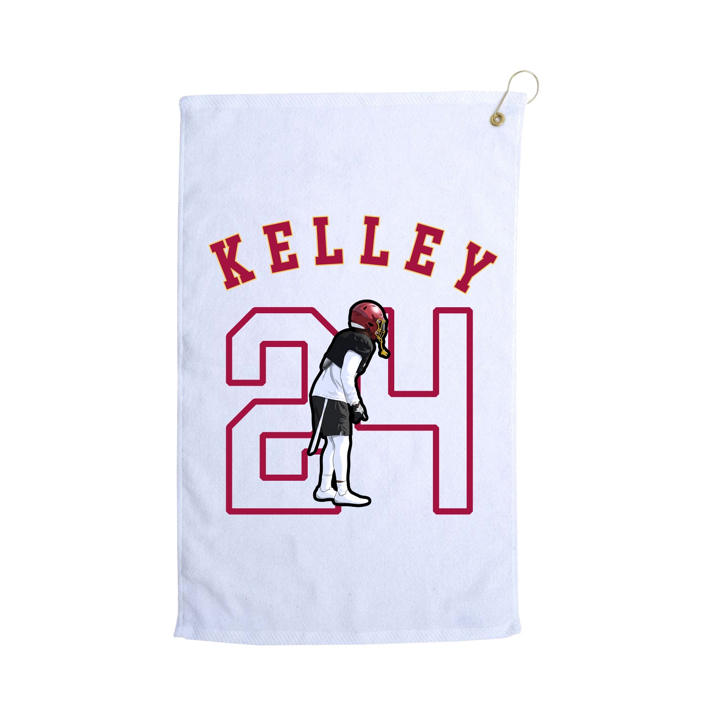 Golf Towel — Shirsey Arch in White