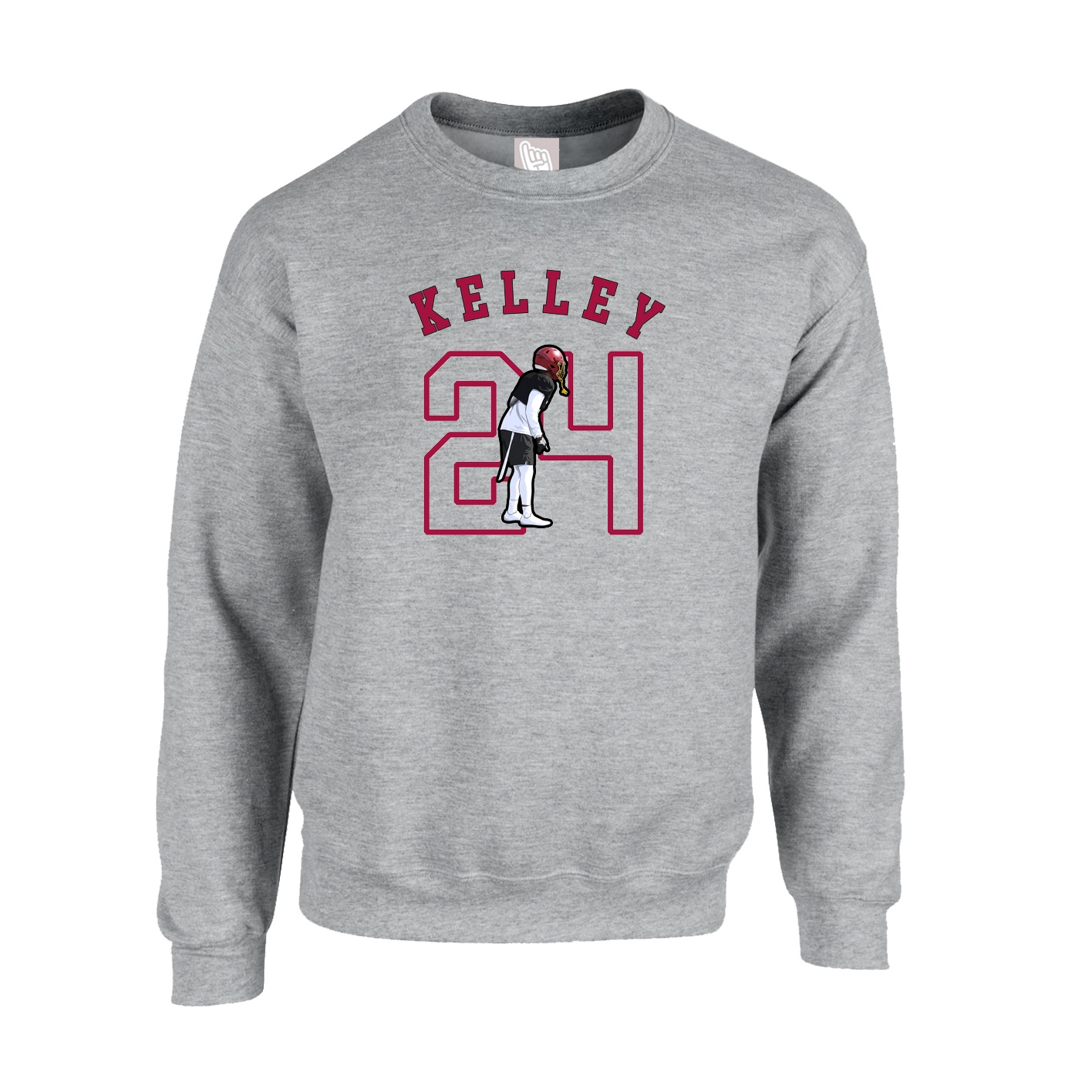 Fleece Crew — Shirsey Arch in Grey
