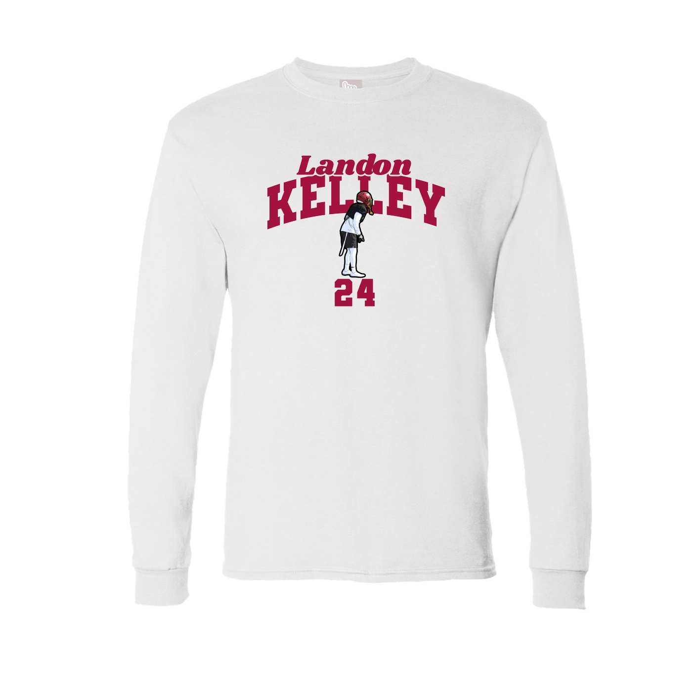 Long Sleeve Tee — Signature Arch in White