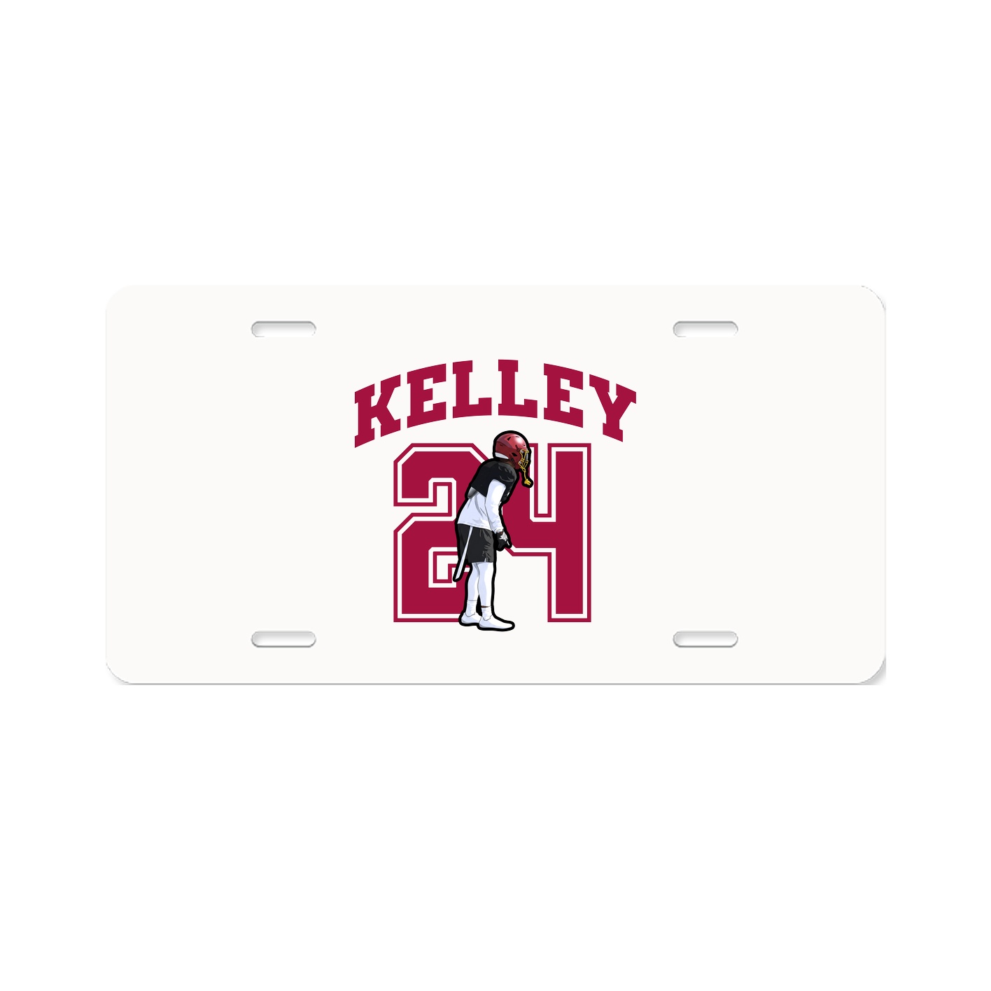 License Plate — Number in Classic