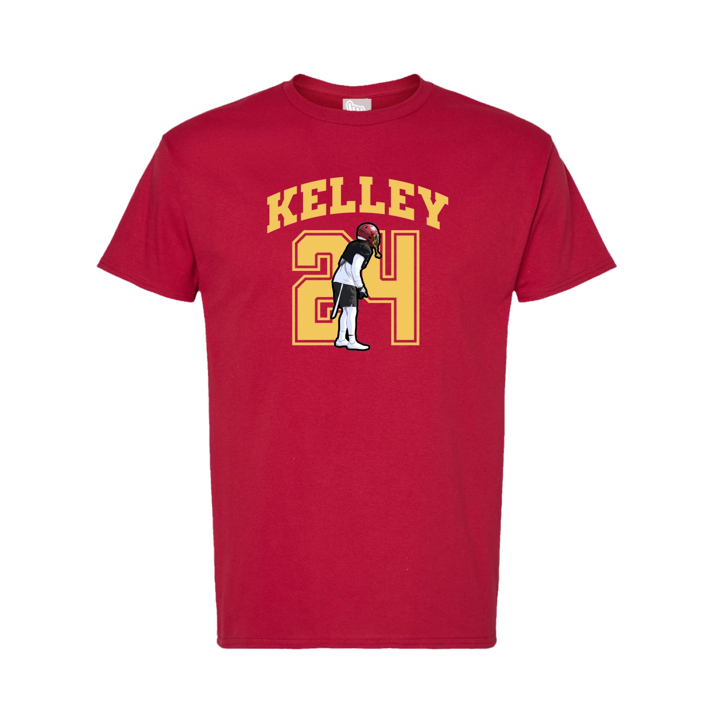 Tee — Number in Crimson