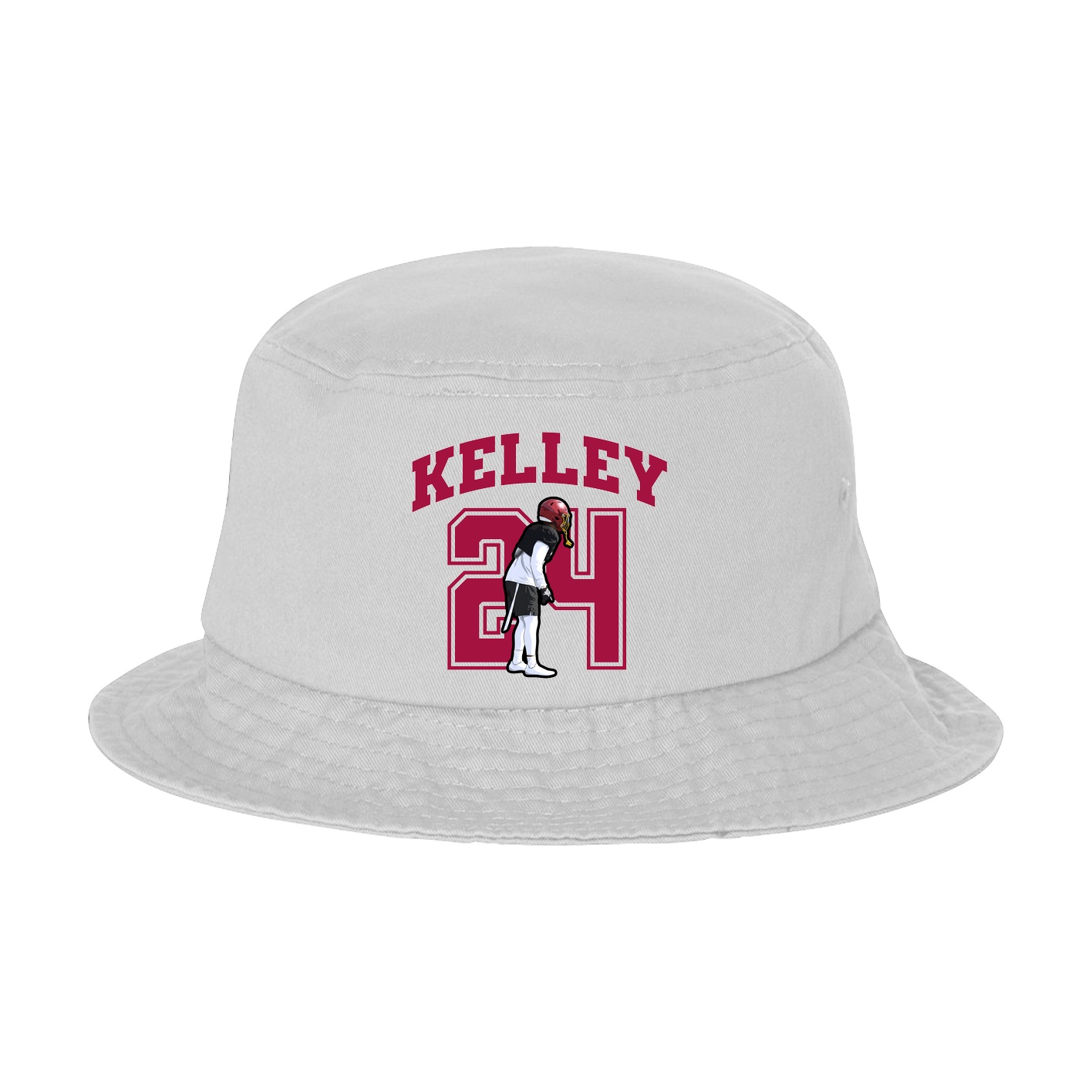 Bucket Cap — Number in White