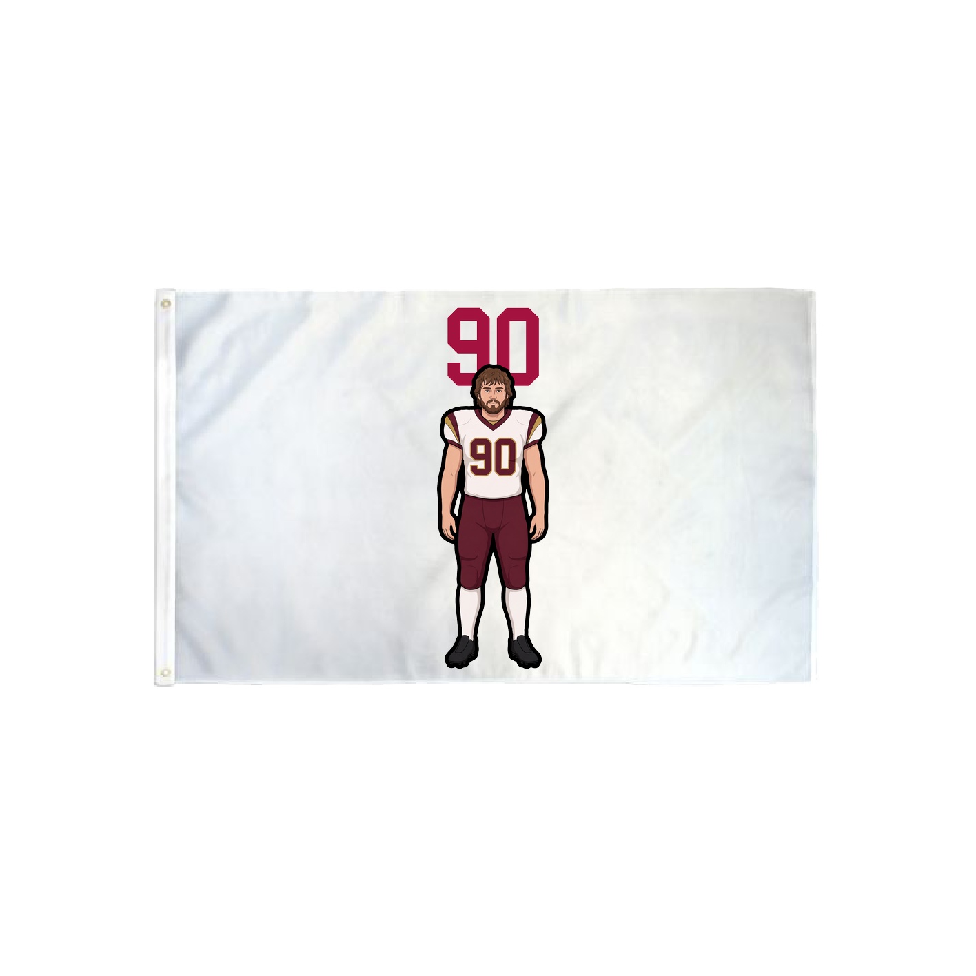 3x5 Flag — Number Top in Classic