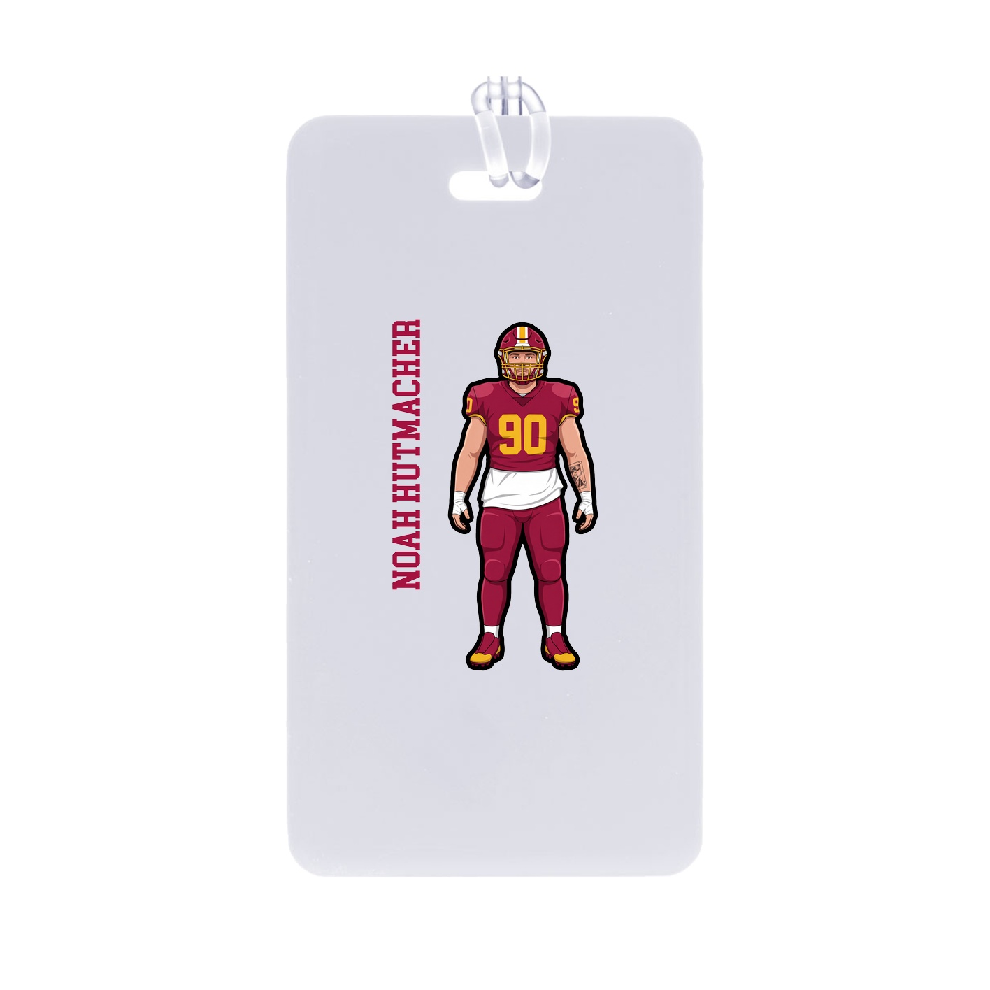 Bag Tag — Name Vertical in Classic
