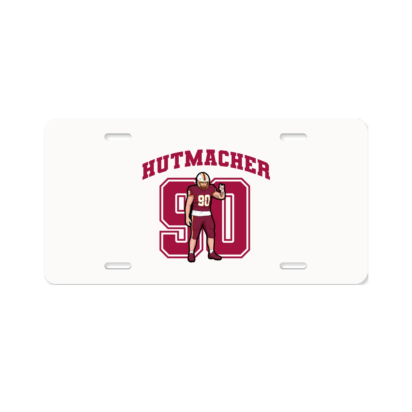 License Plate — Number in Classic