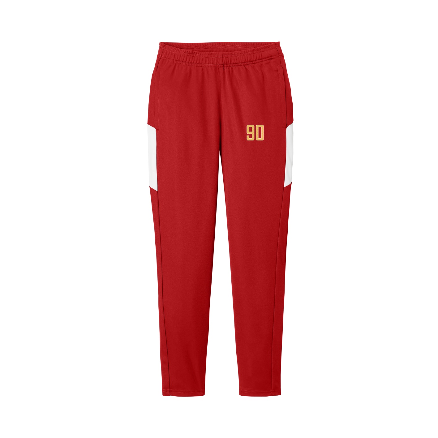 Women's Team Travel Pant — Front Shirsy in Cardinal/White