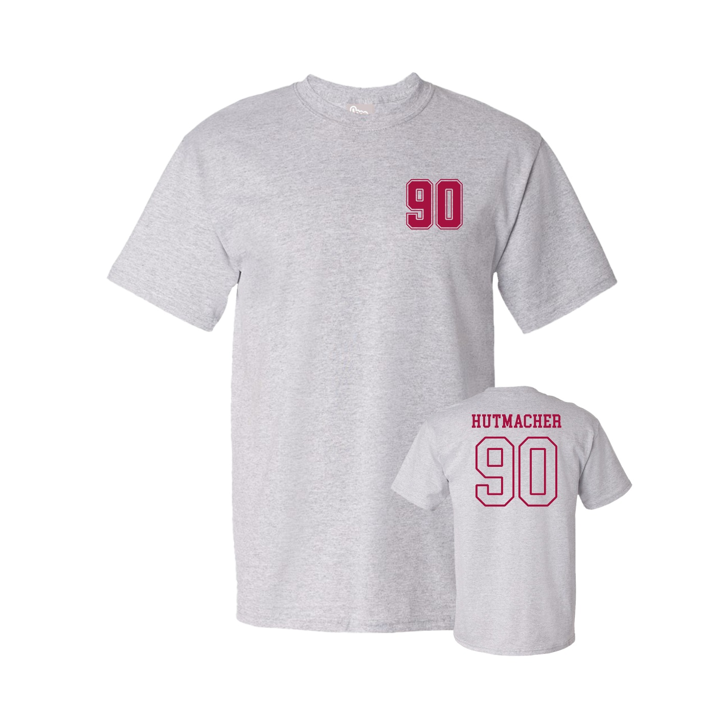 Youth Tee — Chest Back in Grey