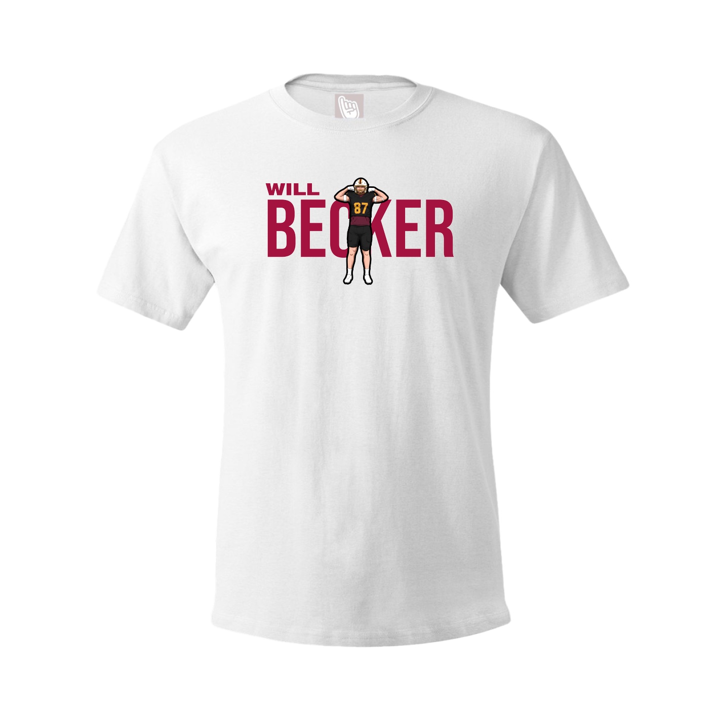 Youth Tee — Player Name in White