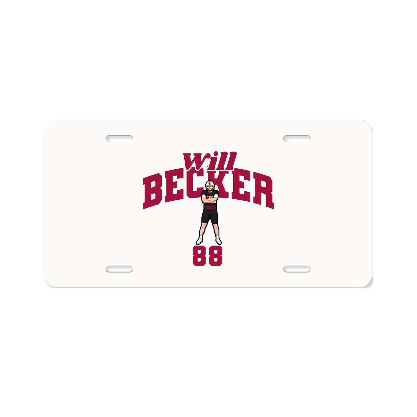 License Plate — Signature Arch in Classic