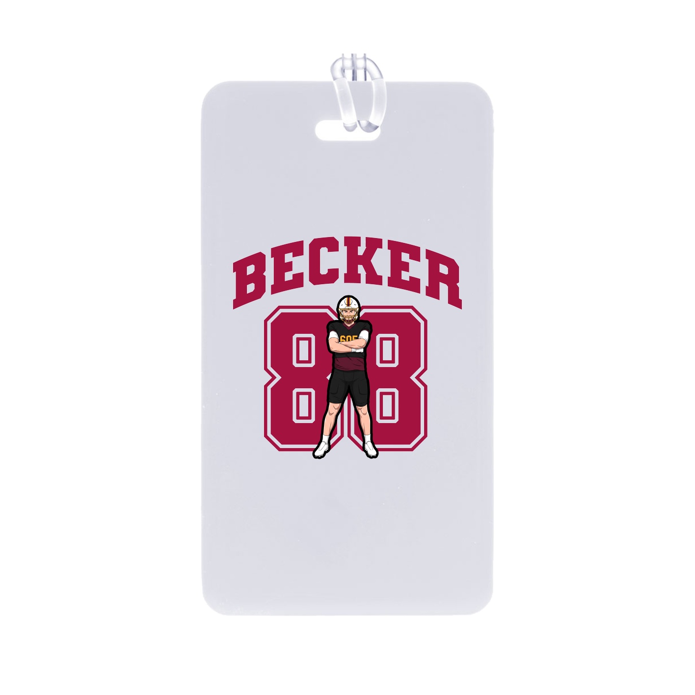 Bag Tag — Number in Classic