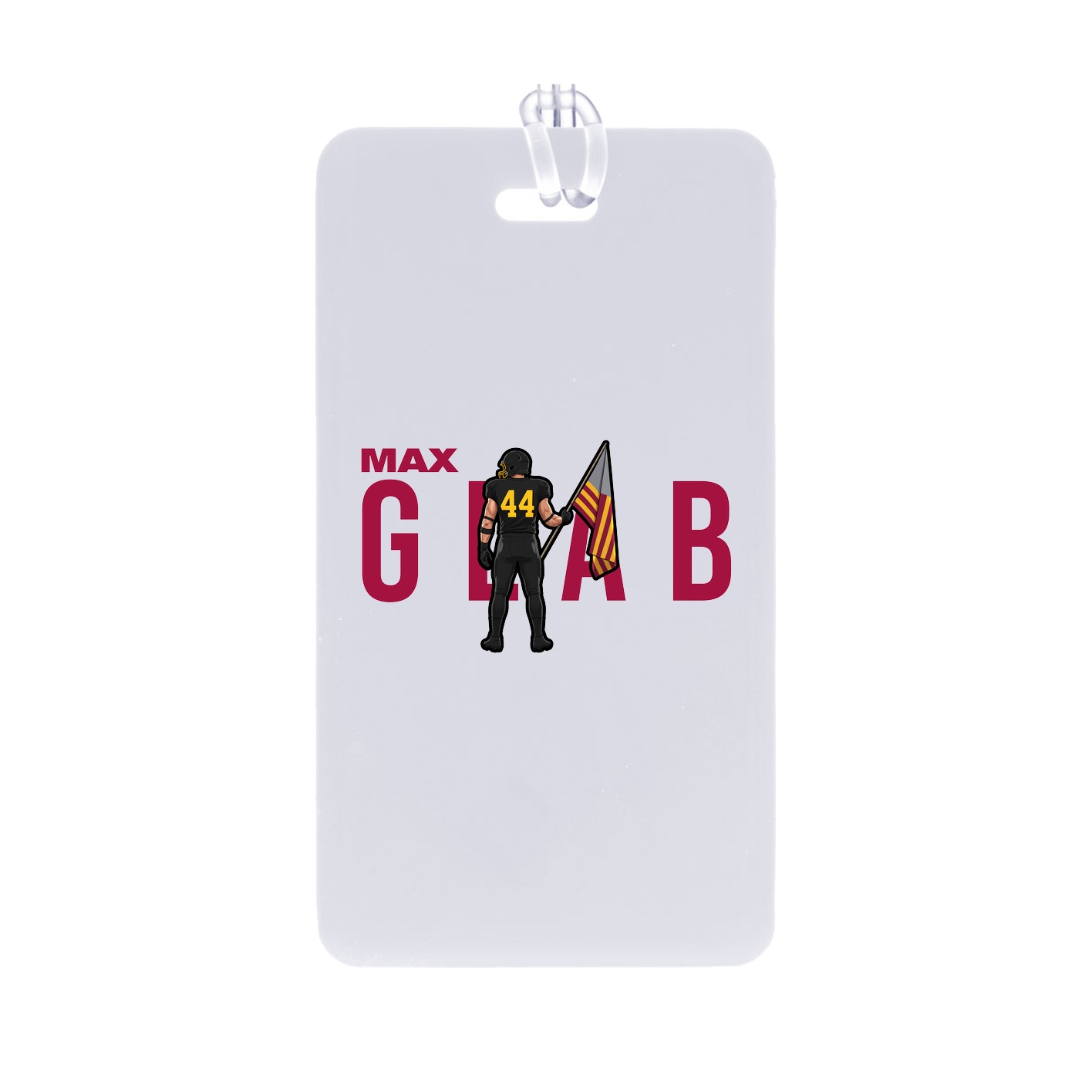Bag Tag — Player Name in Classic