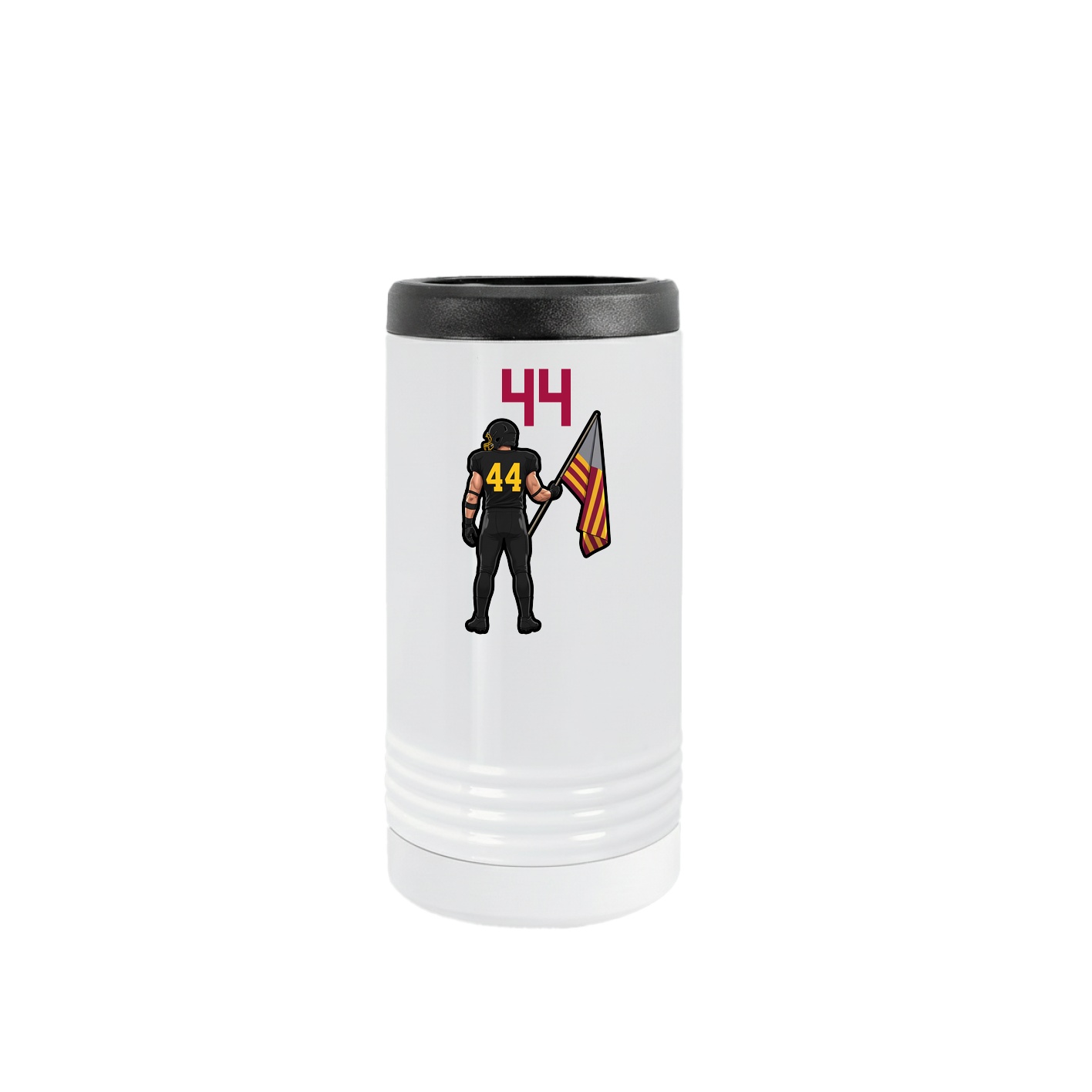 Slim Beverage Holder — Number Top in White