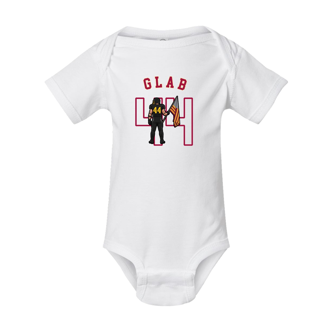Baby Onesie — Shirsey Arch in White